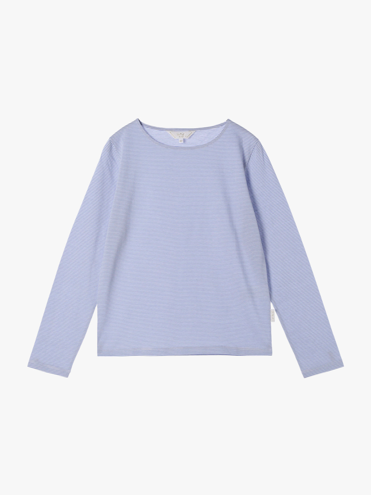 To b. by agnès b. 【Outlet】ボーダーロングスリーブTシャツ ブルー