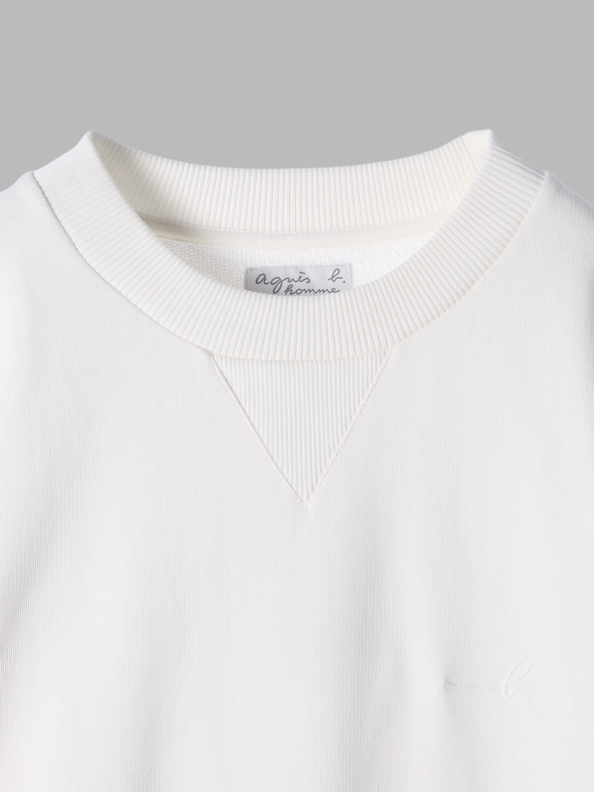 HOMME メンズ K357 SWEAT スウェット アイボリー