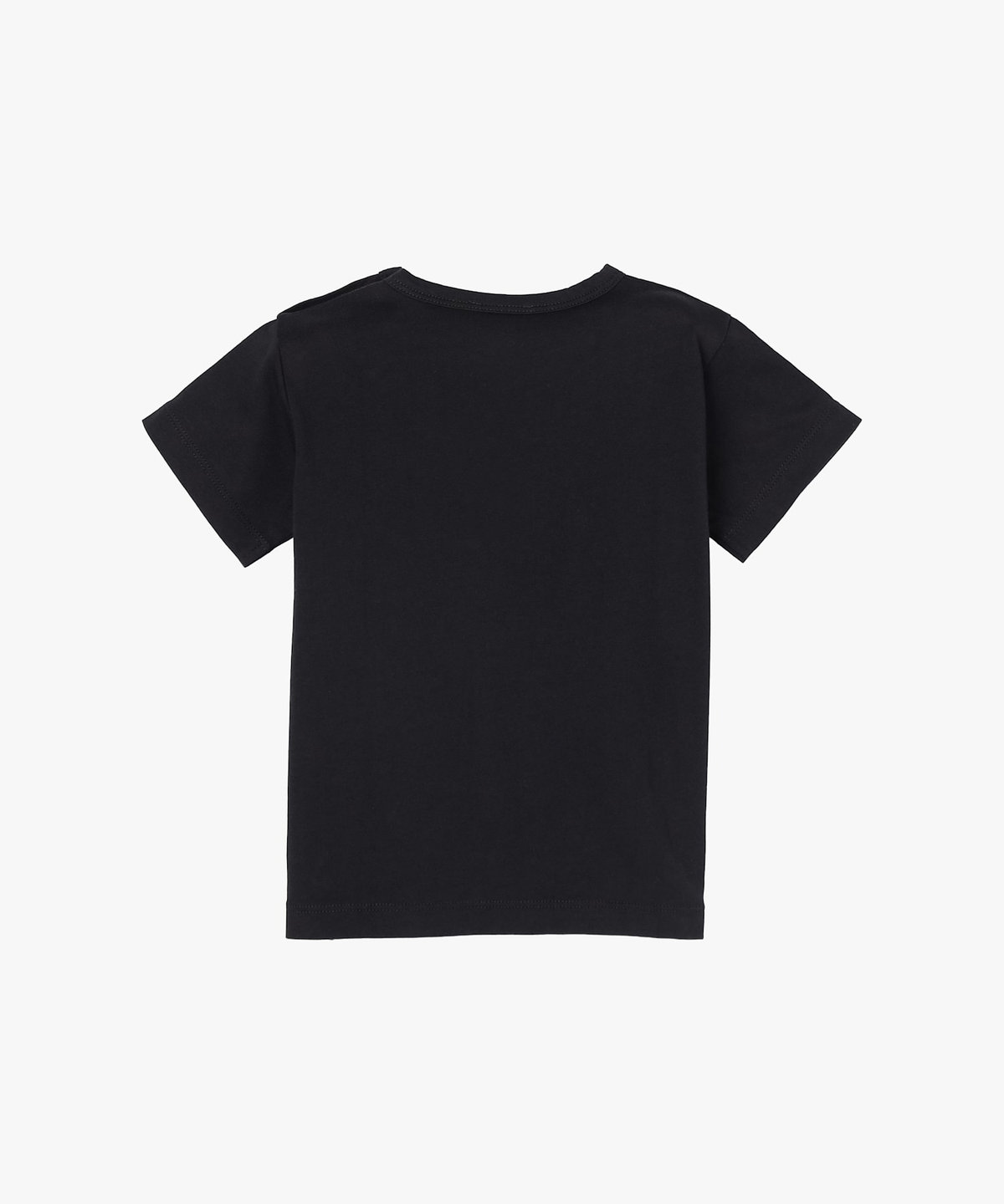 ENFANT ベビー ベビー フォトプリント コットン 半袖 Tシャツ ブラック