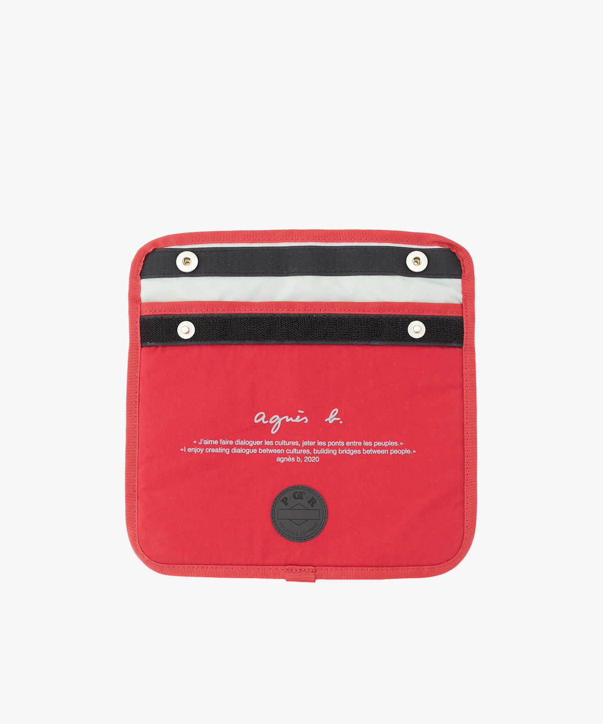 VOYAGE メンズ バッグ＆ウォレット agnes b. x POTR 2way ヘルメットバッグ   POTR01-01 レッド