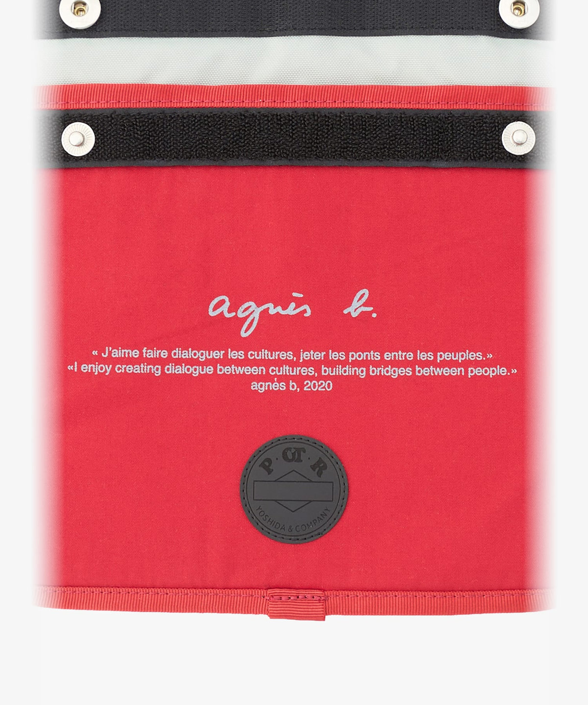 VOYAGE メンズ バッグ＆ウォレット agnes b. x POTR 2way ヘルメットバッグ   POTR01-01 レッド