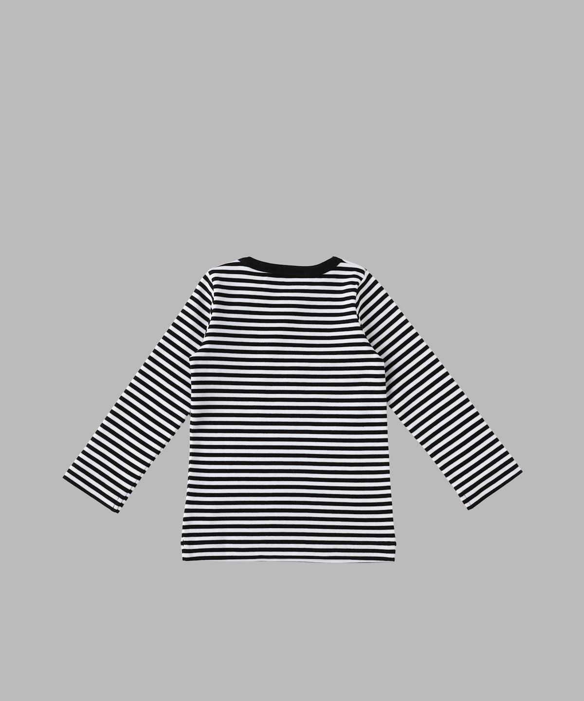 ENFANT ベビー WEB限定 ベビーギフトボックス ロゴボーダーTシャツ・サロペット2点セット ブラック