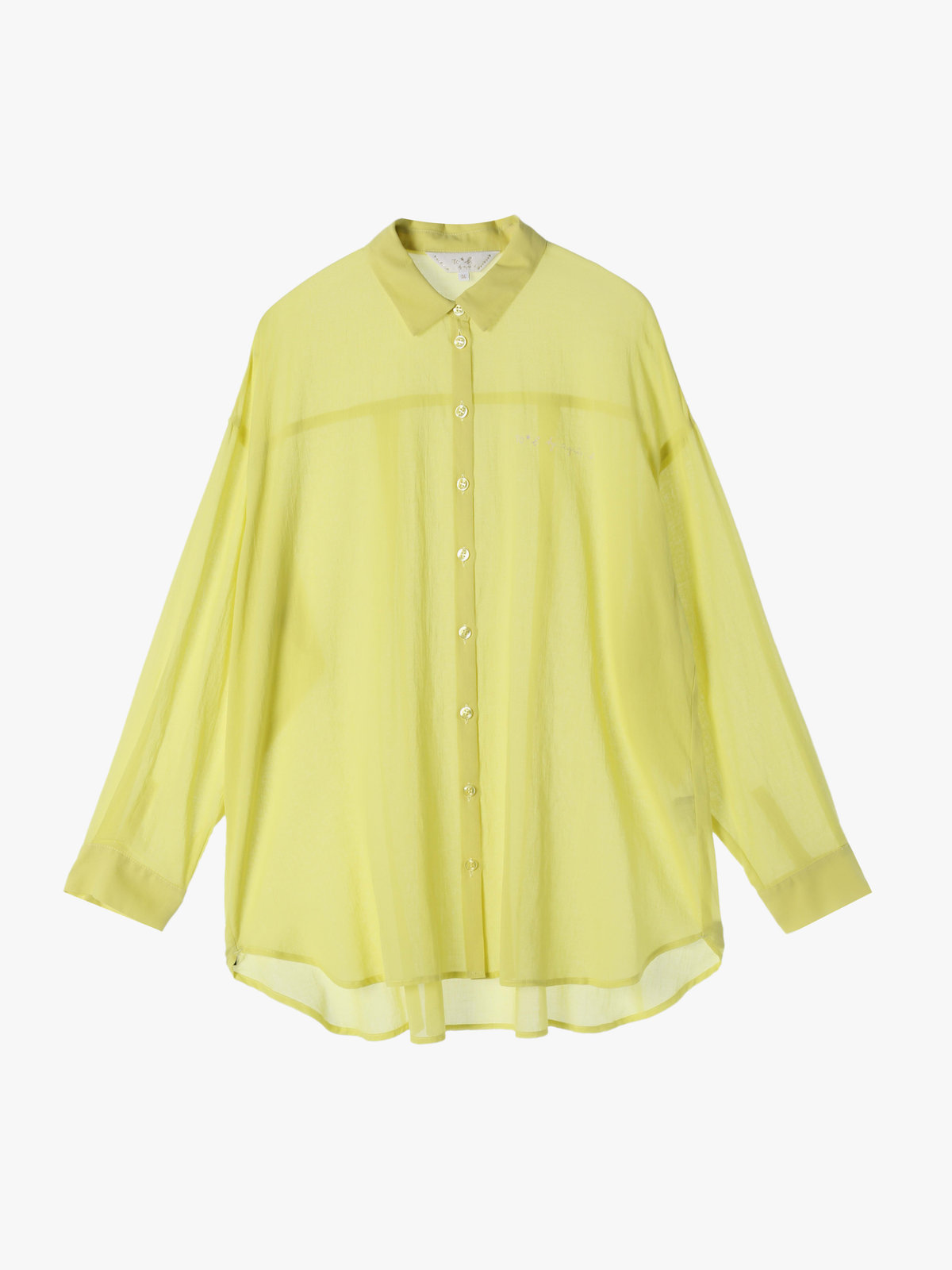 To b. by agnès b. 【Outlet】ロングスリーブボーイズシャツ イエロー