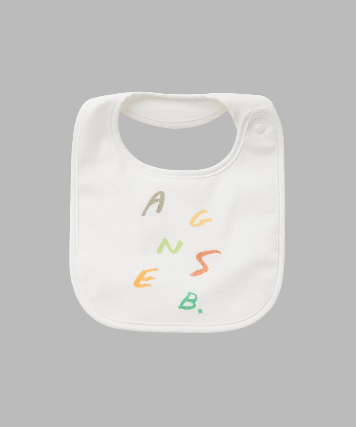 ENFANT ベビー ベビー プリント コットン スタイ agnes b.×mayumi yamase ホワイト