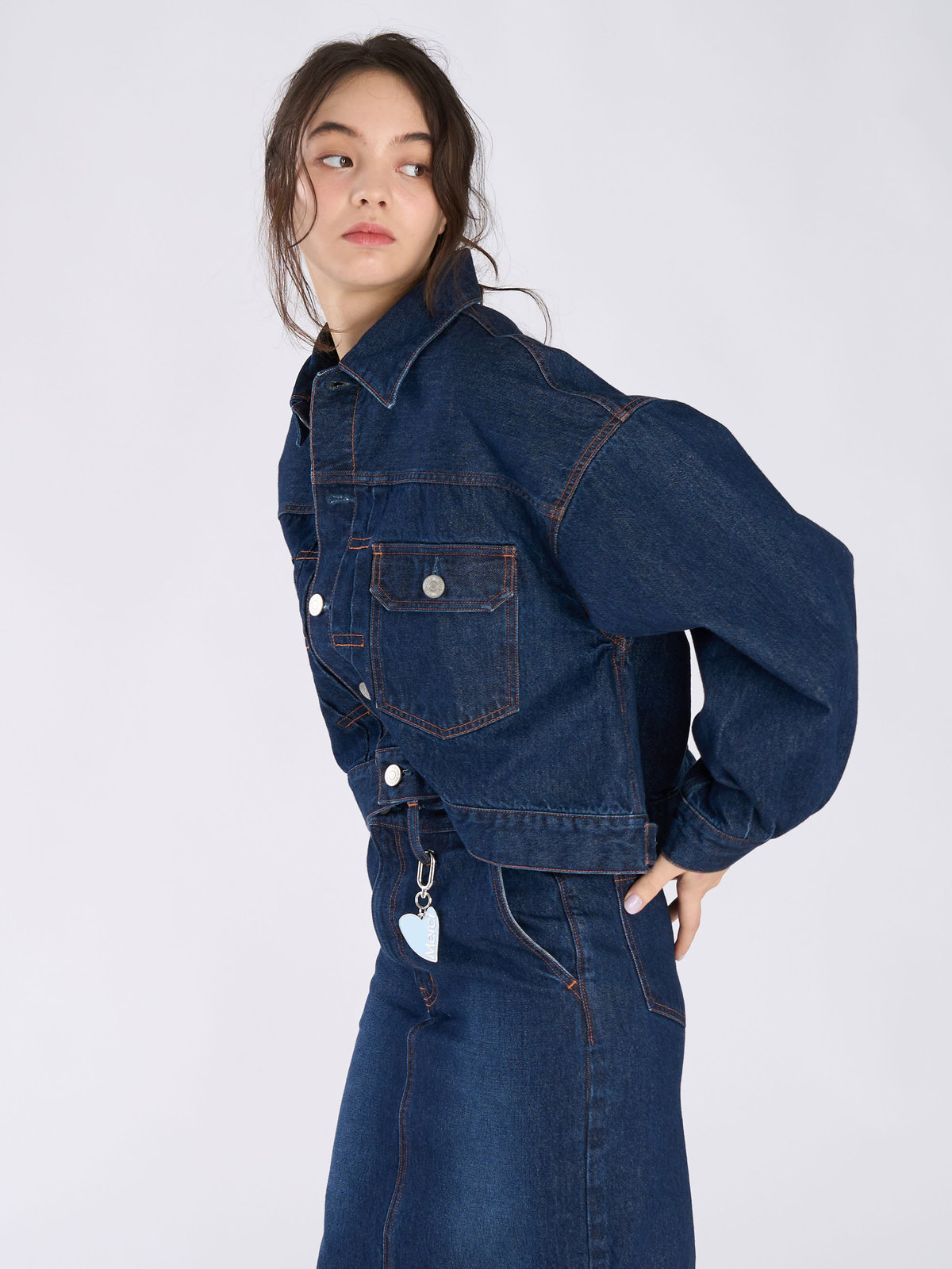 To b. by agnès b. To b. by agnes b. × NEEDBY heritage DENIM JACKET ネイビー