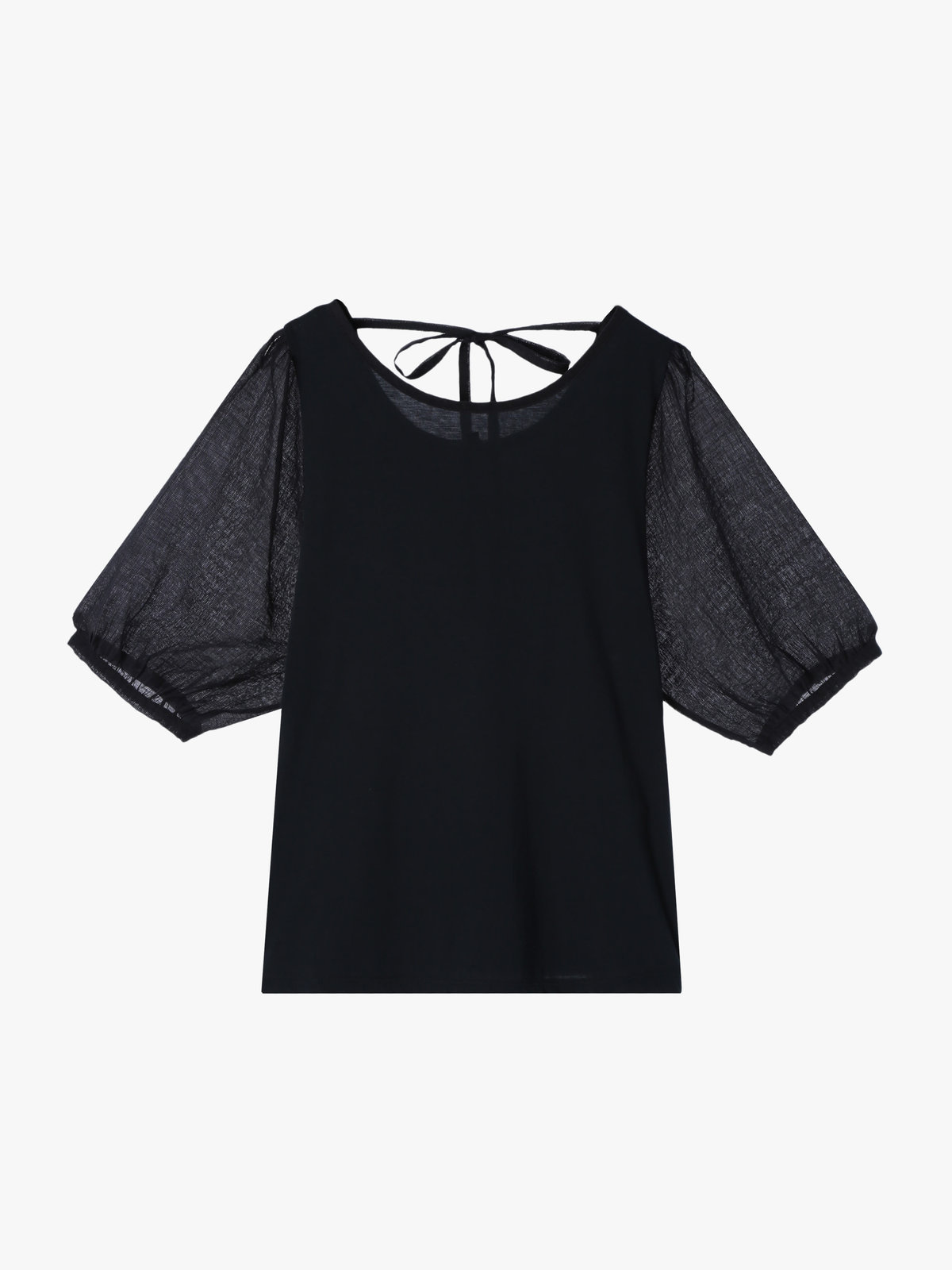 To b. by agnès b. 【Outlet】シアースリーブTシャツ ネイビー