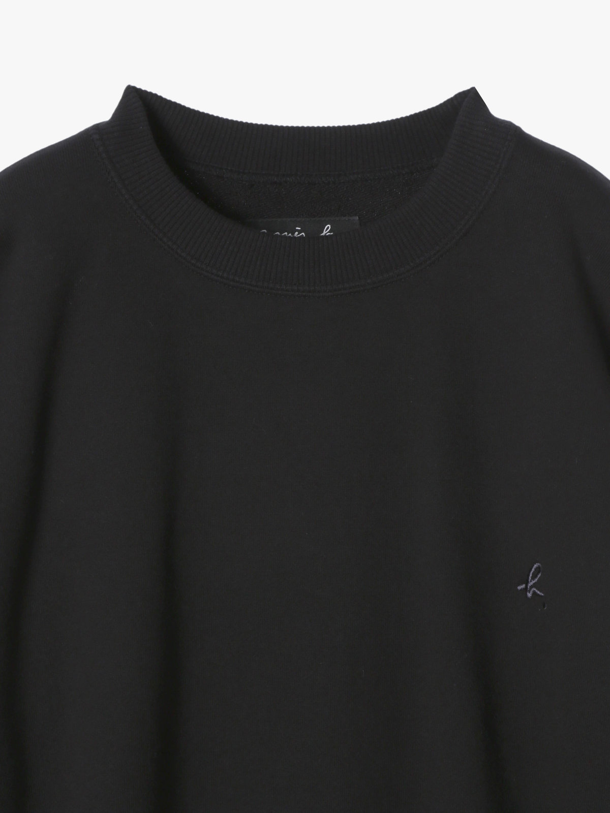 HOMME メンズ メンズ ”b.”ロゴ コットン 長袖 スウェット ”Cuppo” ブラック