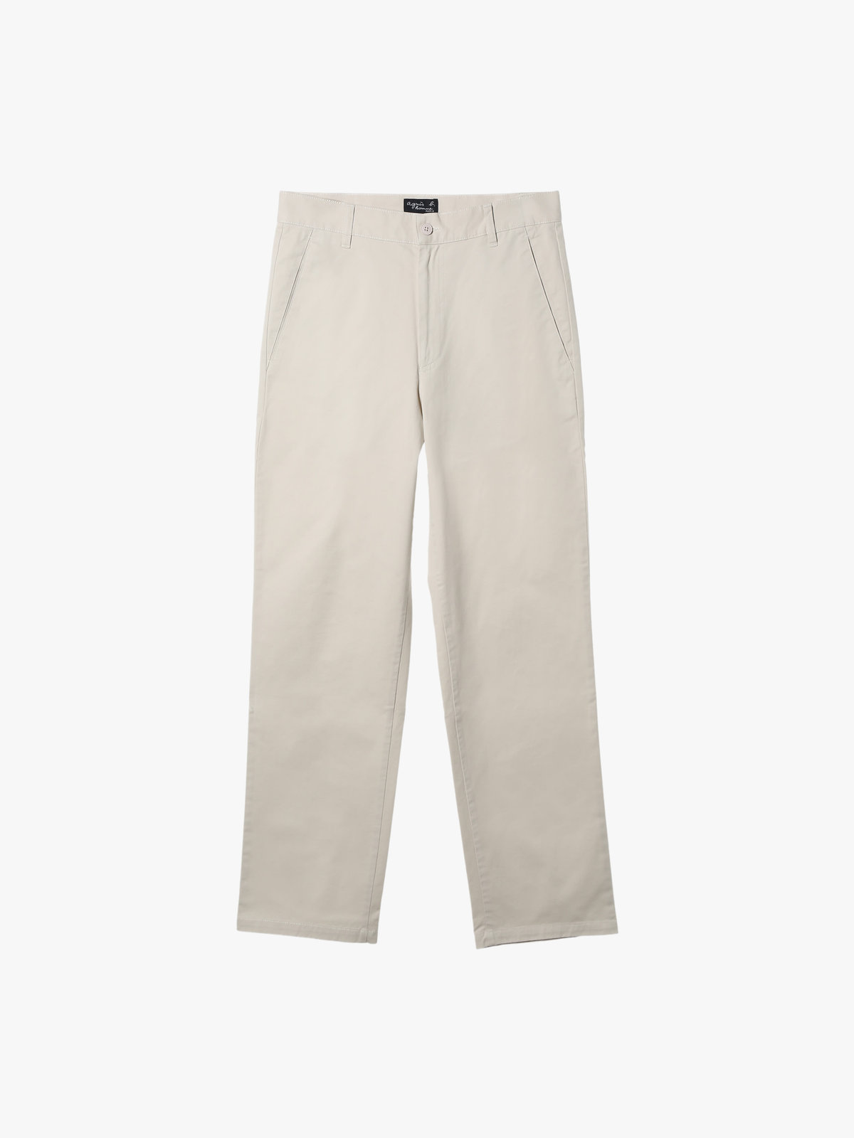 HOMME メンズ メンズ コットン ギャバジン ストレート パンツ ”Antton” ベージュ