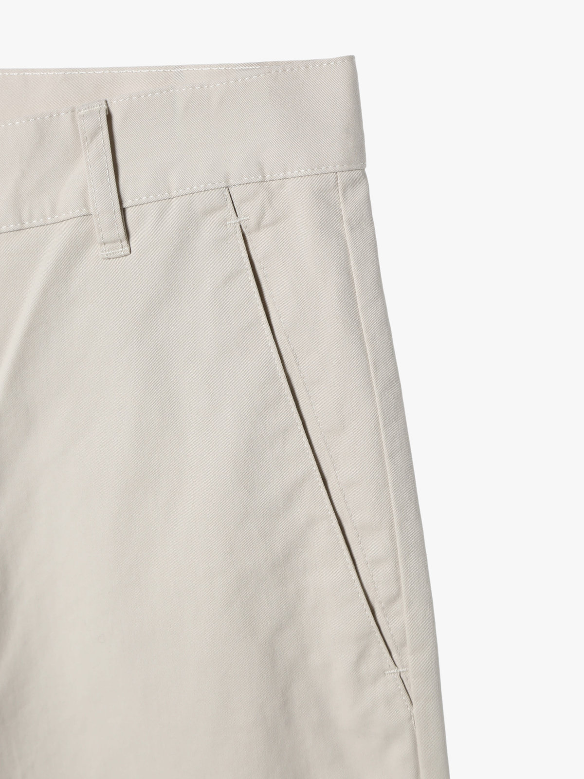 HOMME メンズ メンズ コットン ギャバジン ストレート パンツ ”Antton” ベージュ