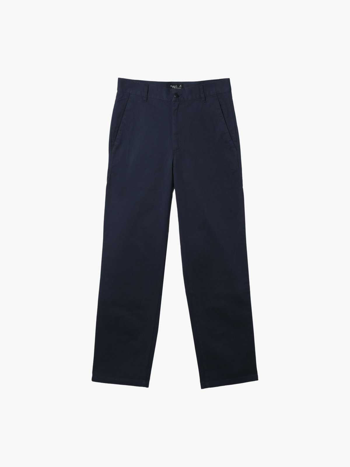 HOMME メンズ メンズ コットン ギャバジン ストレート パンツ ”Antton” ネイビー