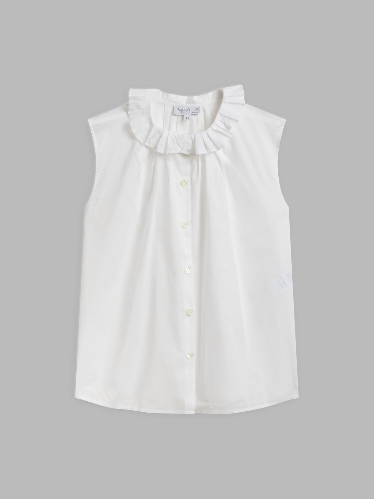 FEMME ウィメンズ 【Outlet】UF95 CHEMISE フリル ブラウス ホワイト