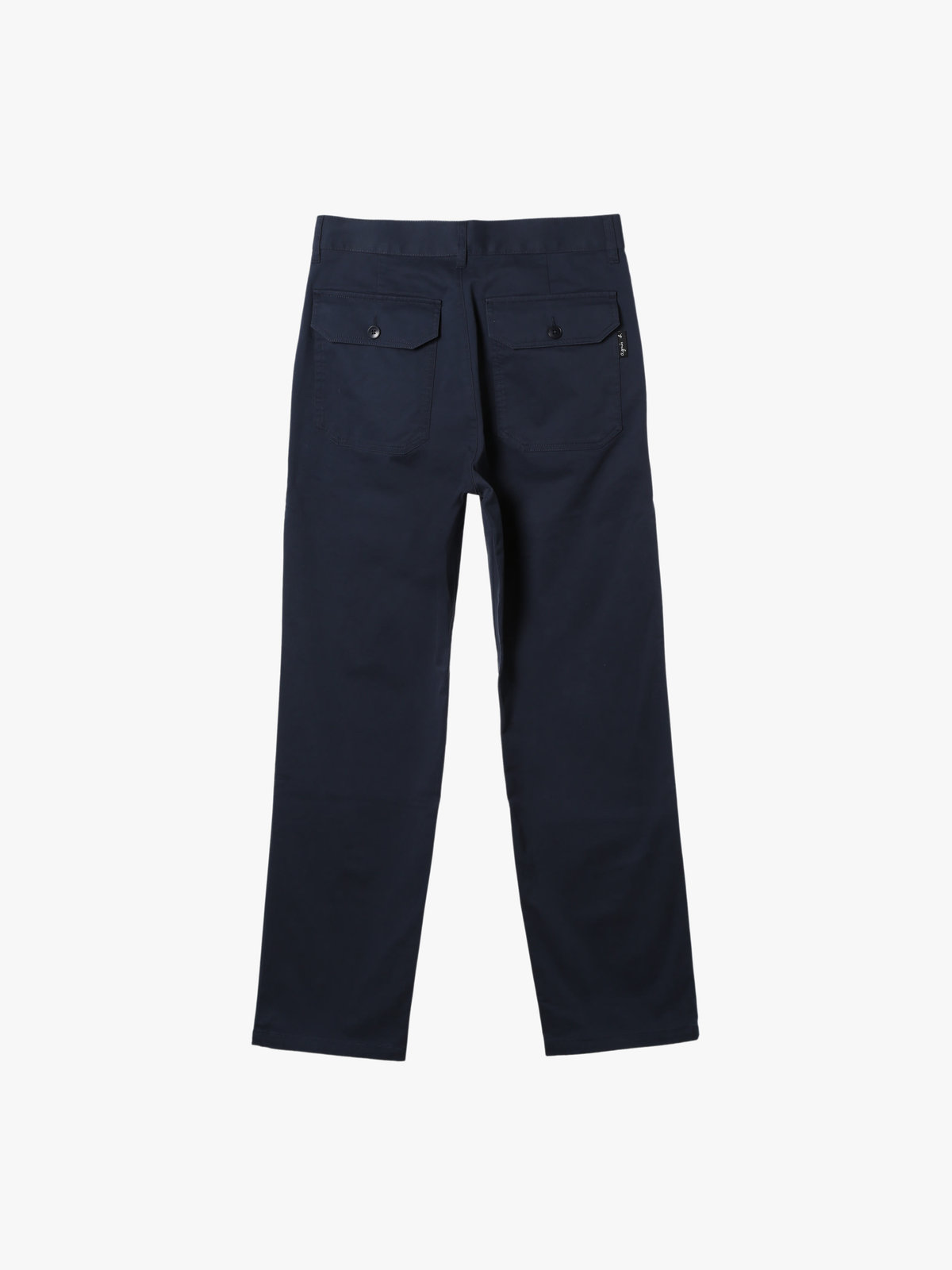 HOMME メンズ メンズ コットン ギャバジン ストレート パンツ ”Antton” ネイビー