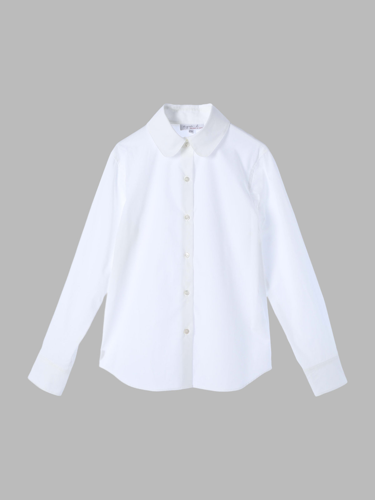 FEMME ウィメンズ コットン 長袖 ブラウス ”Gabrielle” ホワイト