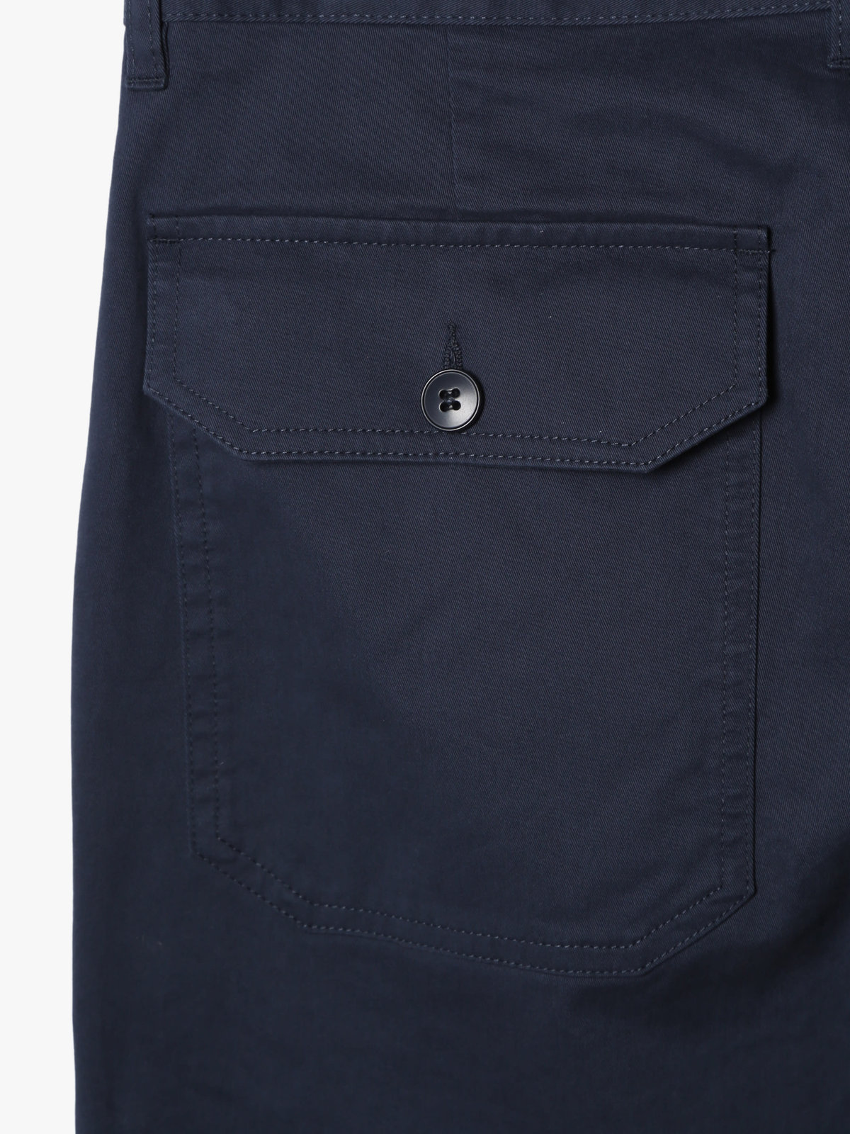 HOMME メンズ メンズ コットン ギャバジン ストレート パンツ ”Antton” ネイビー