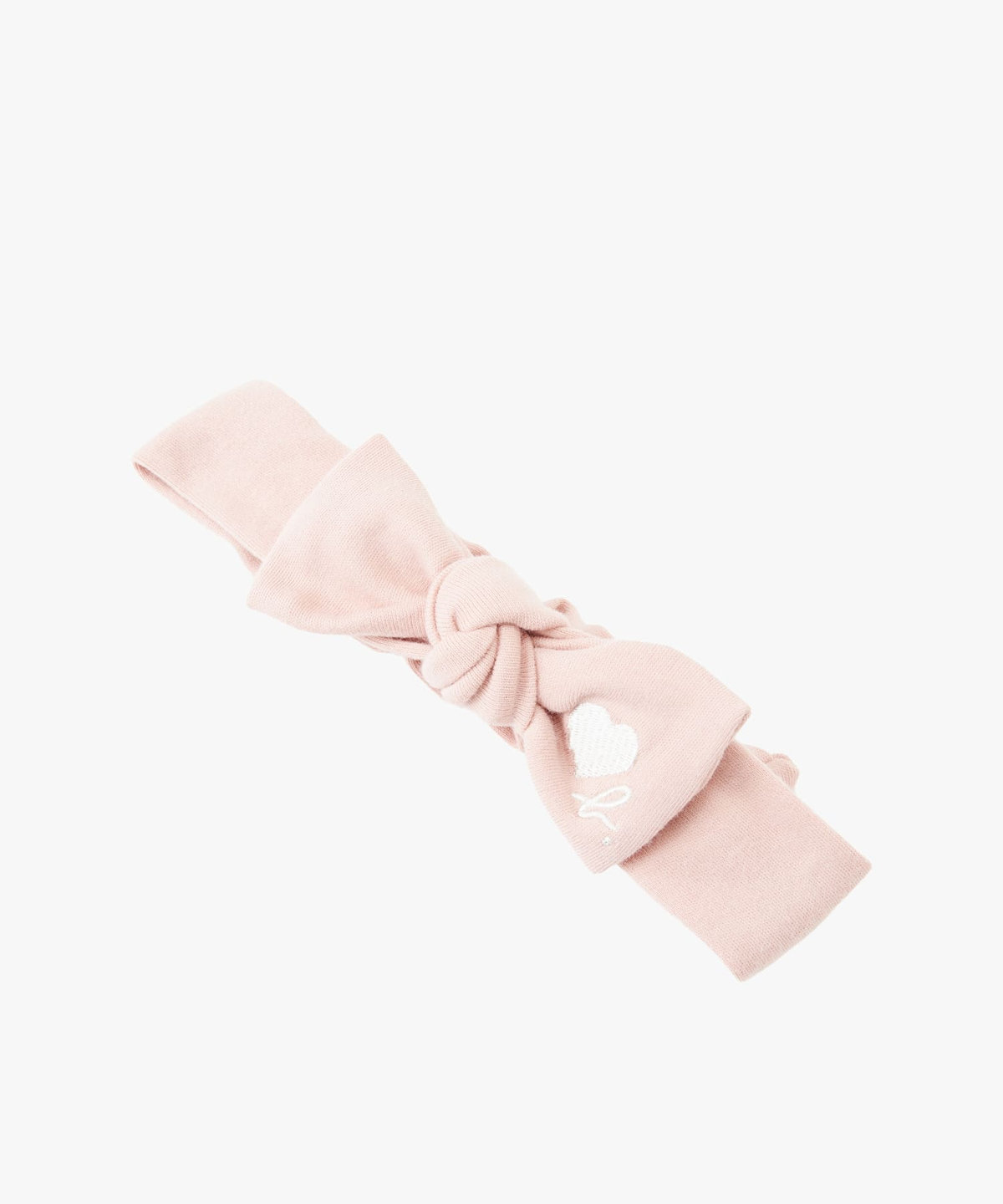 ENFANT ベビー ベビー "b." ロゴ コットン ヘアバンド Heart ベージュ