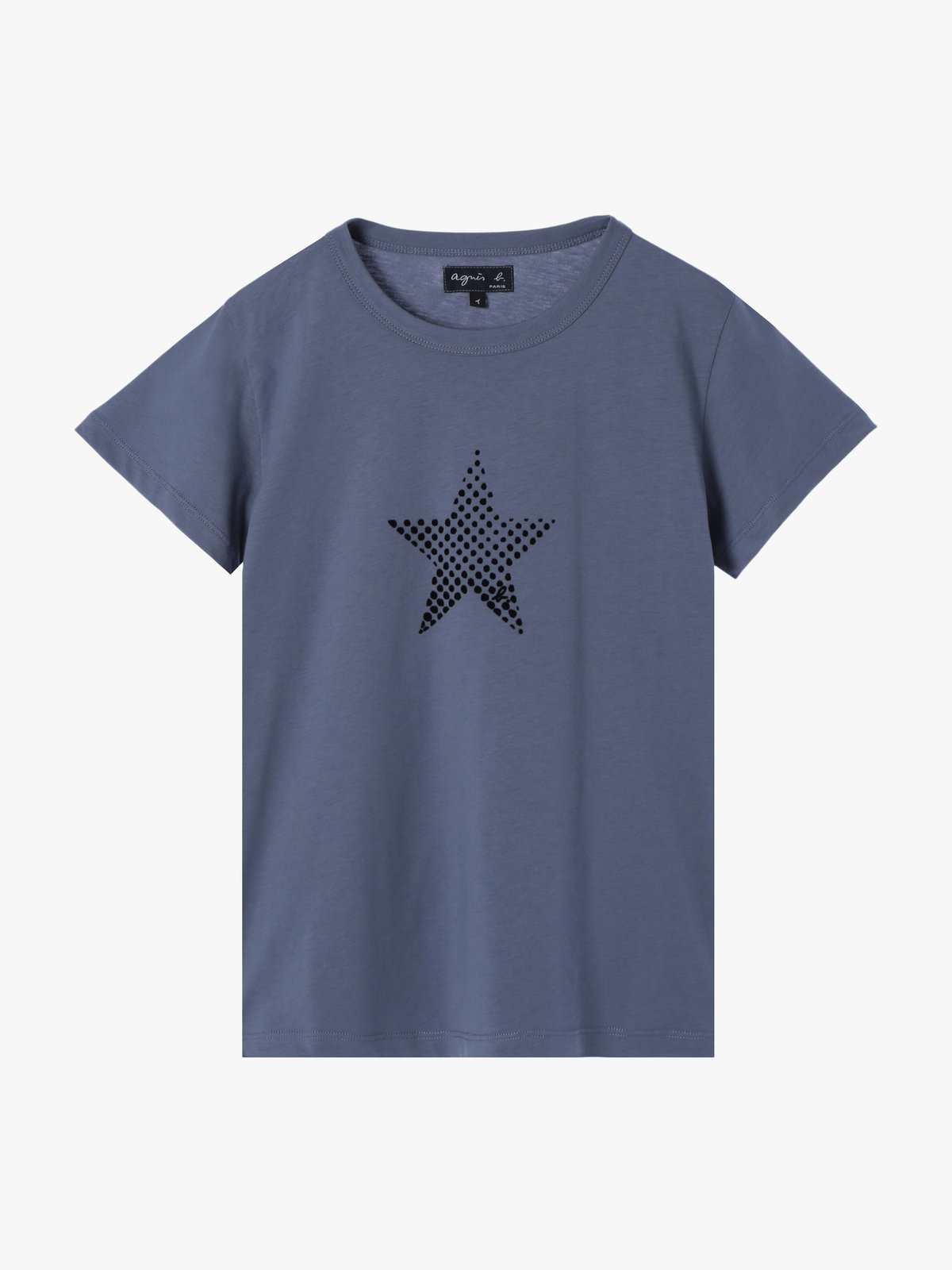 FEMME ウィメンズ アイコニック プリント コットン 半袖 Tシャツ ”Etoile” グレー