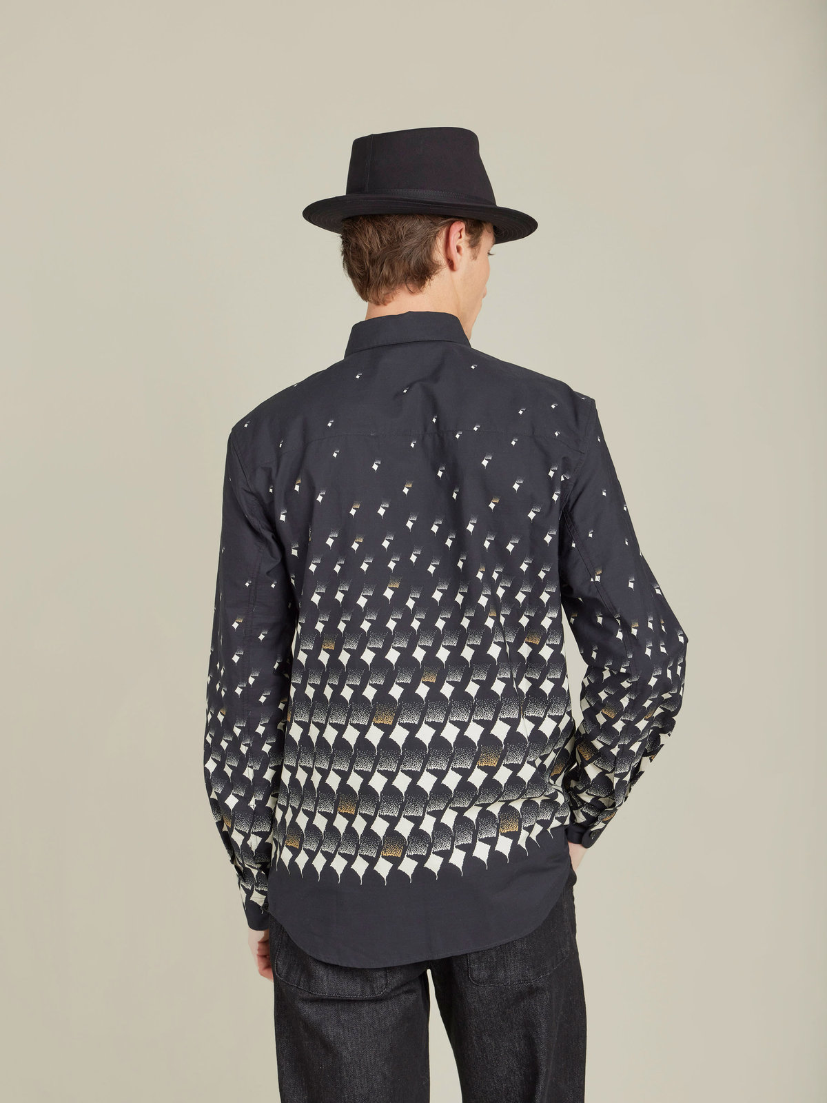 HOMME メンズ 【Outlet】IDO5 CHEMISE シャツ ブラック