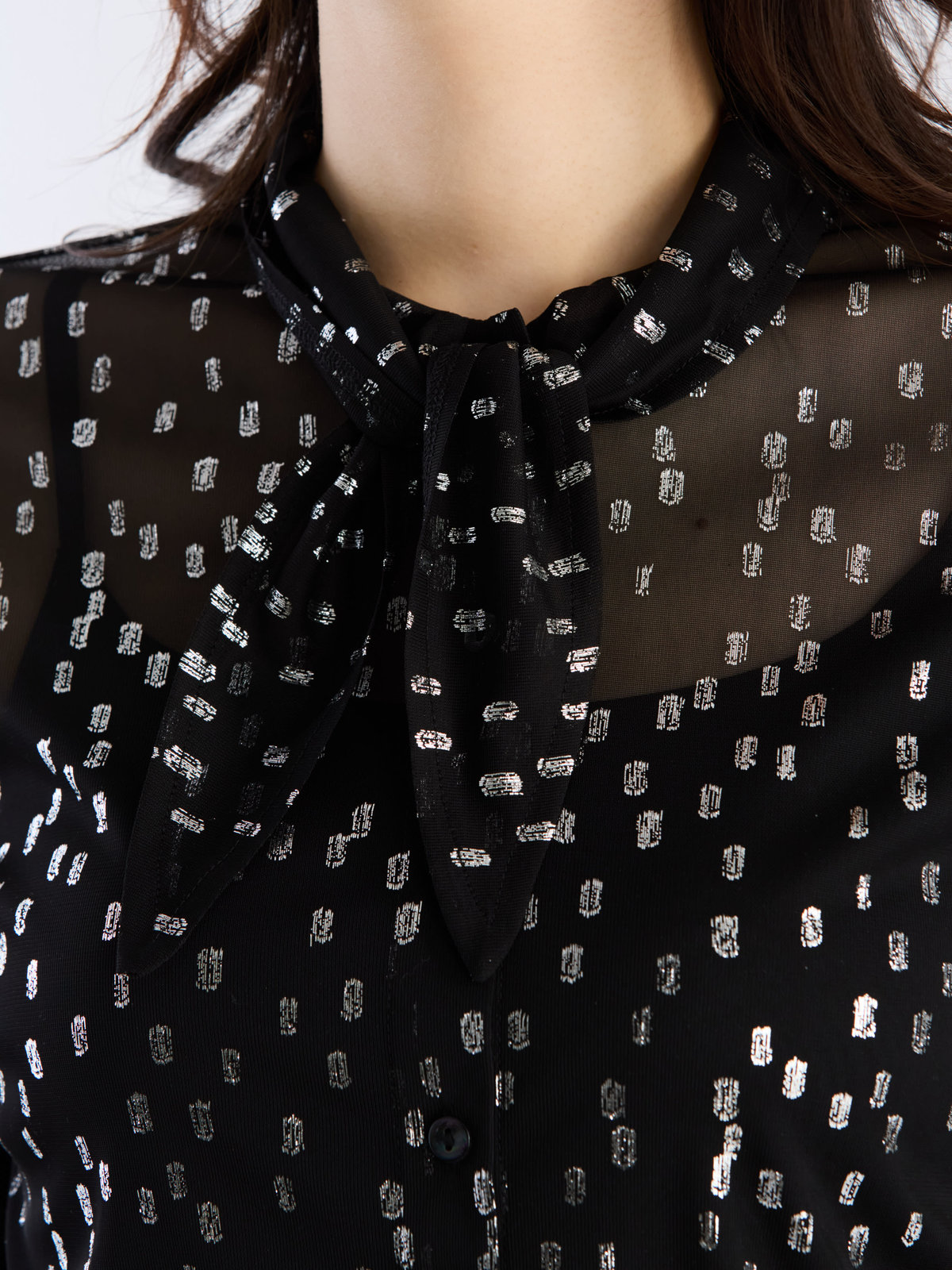 FEMME ウィメンズ 【Outlet】JJG6 CHEMISE ブラウス シルバー