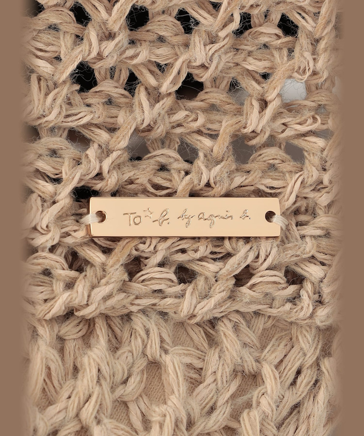 To b. by agnès b. サマー キャップ ベージュ