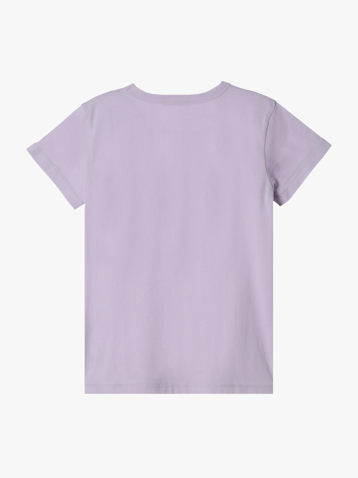 ENFANT ガールズ キッズ ロゴ ハート プリント コットン 半袖 Tシャツ "Pirate" パープル系その他