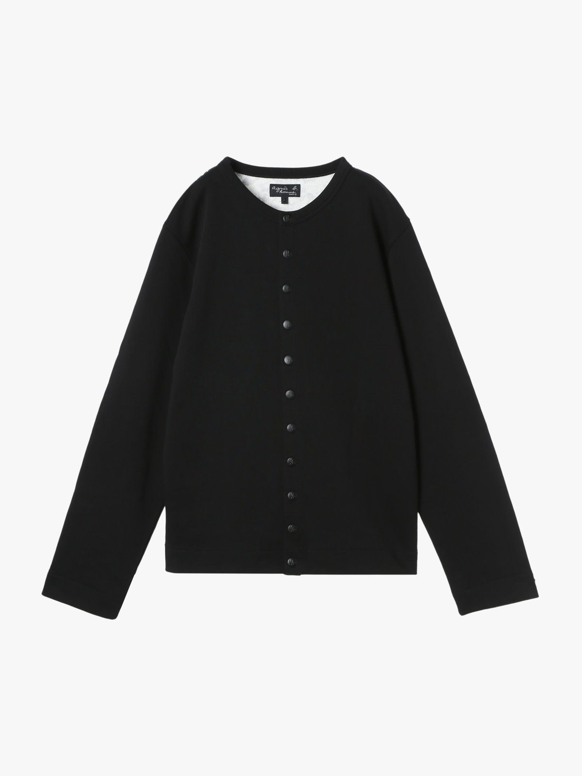 【by R 限定品】agnes b. フォトプリント 長袖 カーディガン "Asuka"