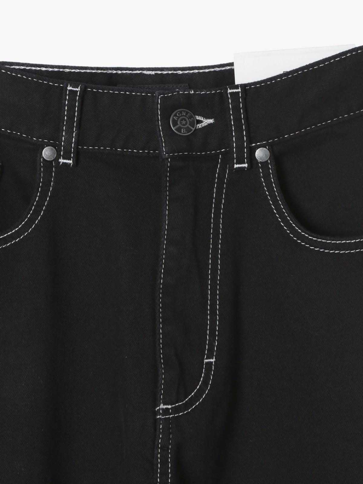 HOMME メンズ メンズ デニム パンツ ブラック