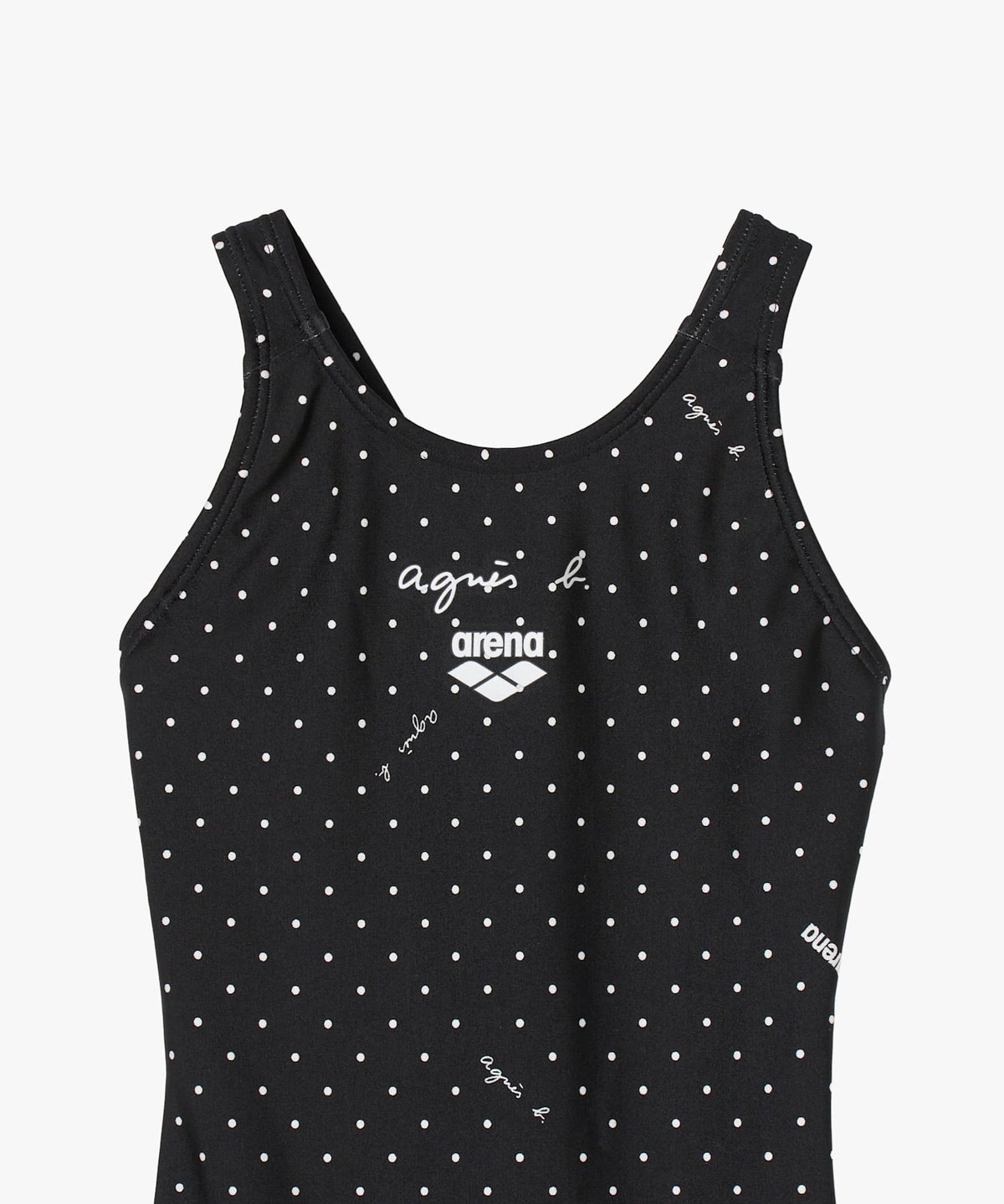 ENFANT ガールズ agnes b. x arena ジュニアワンピース 水着 ブラック