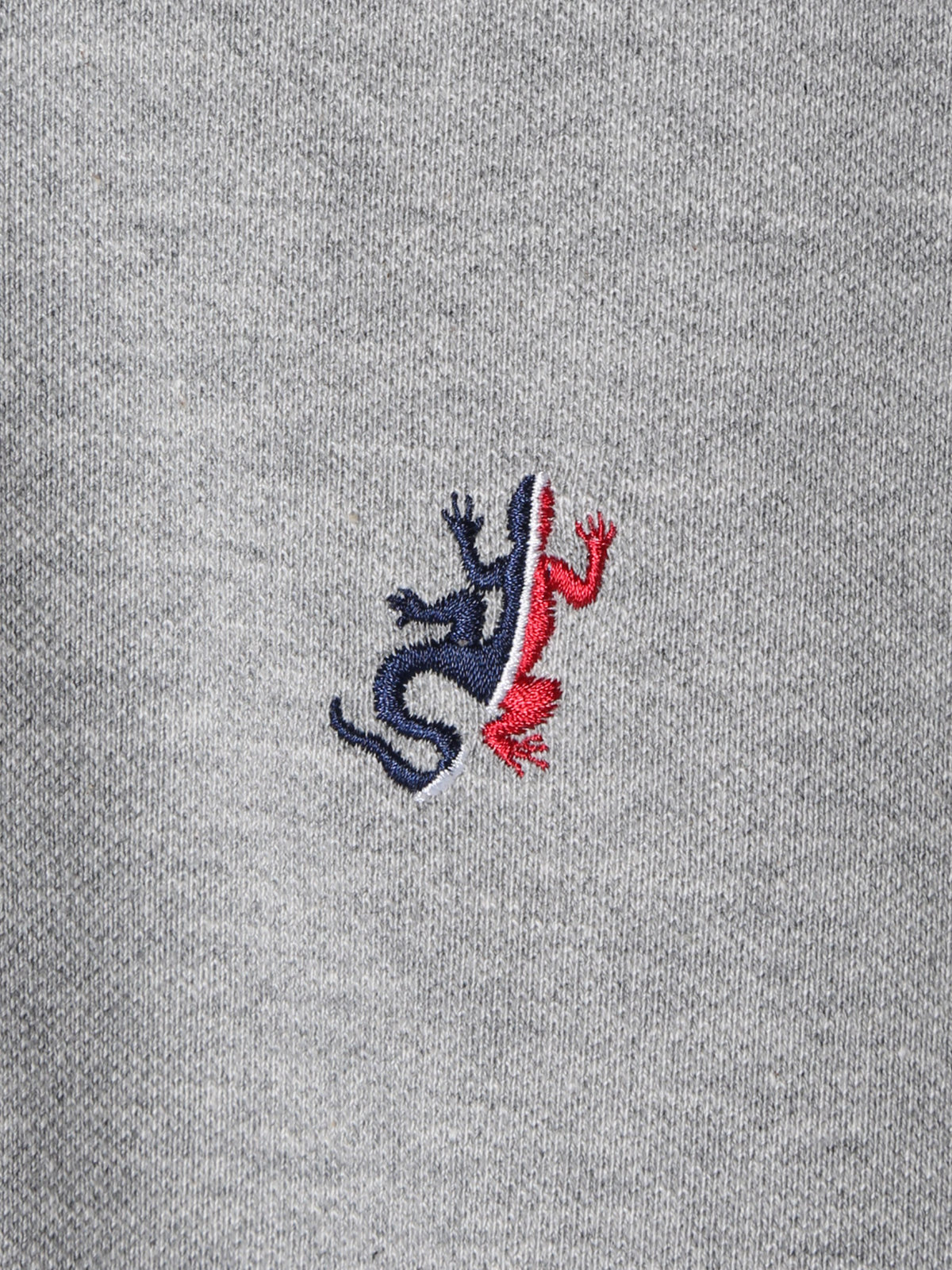 ENFANT ユニセックス キッズ 刺繍 ポロシャツ "Lezard" グレー