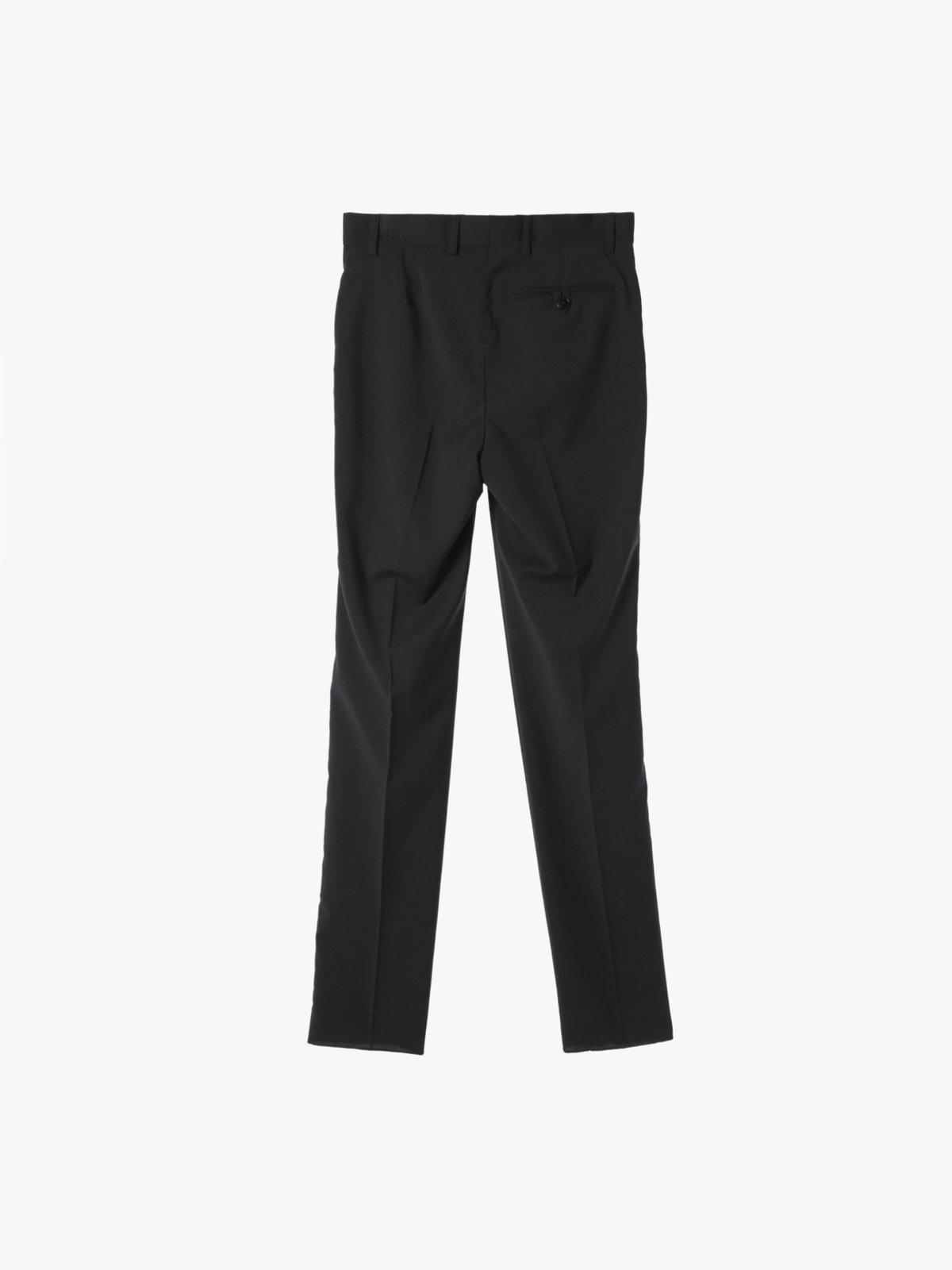 HOMME メンズ ウール スリムパンツ ”Lucky” グレー×ブラック