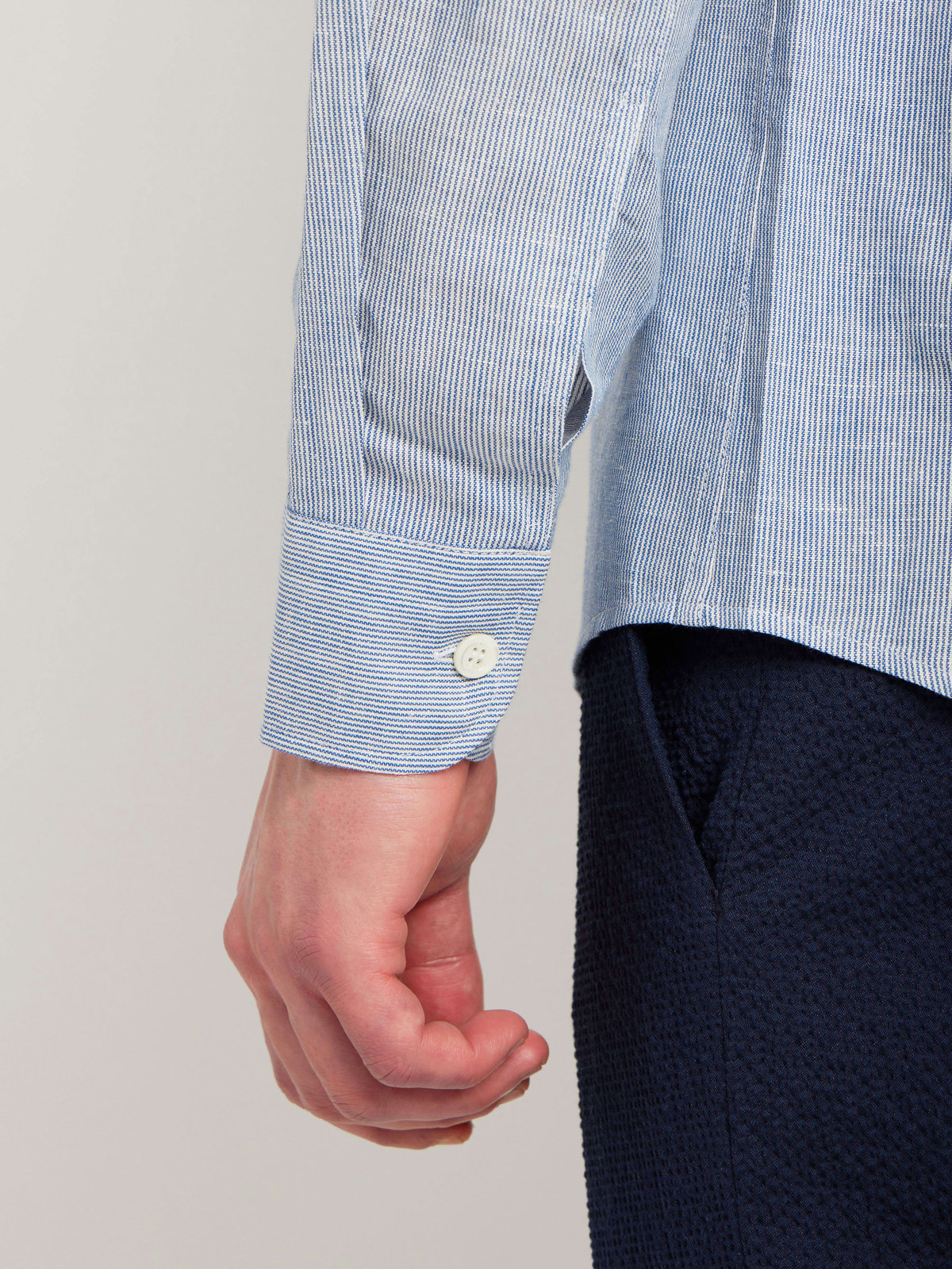 HOMME メンズ RD89 CHEMISE シャツ ブルー