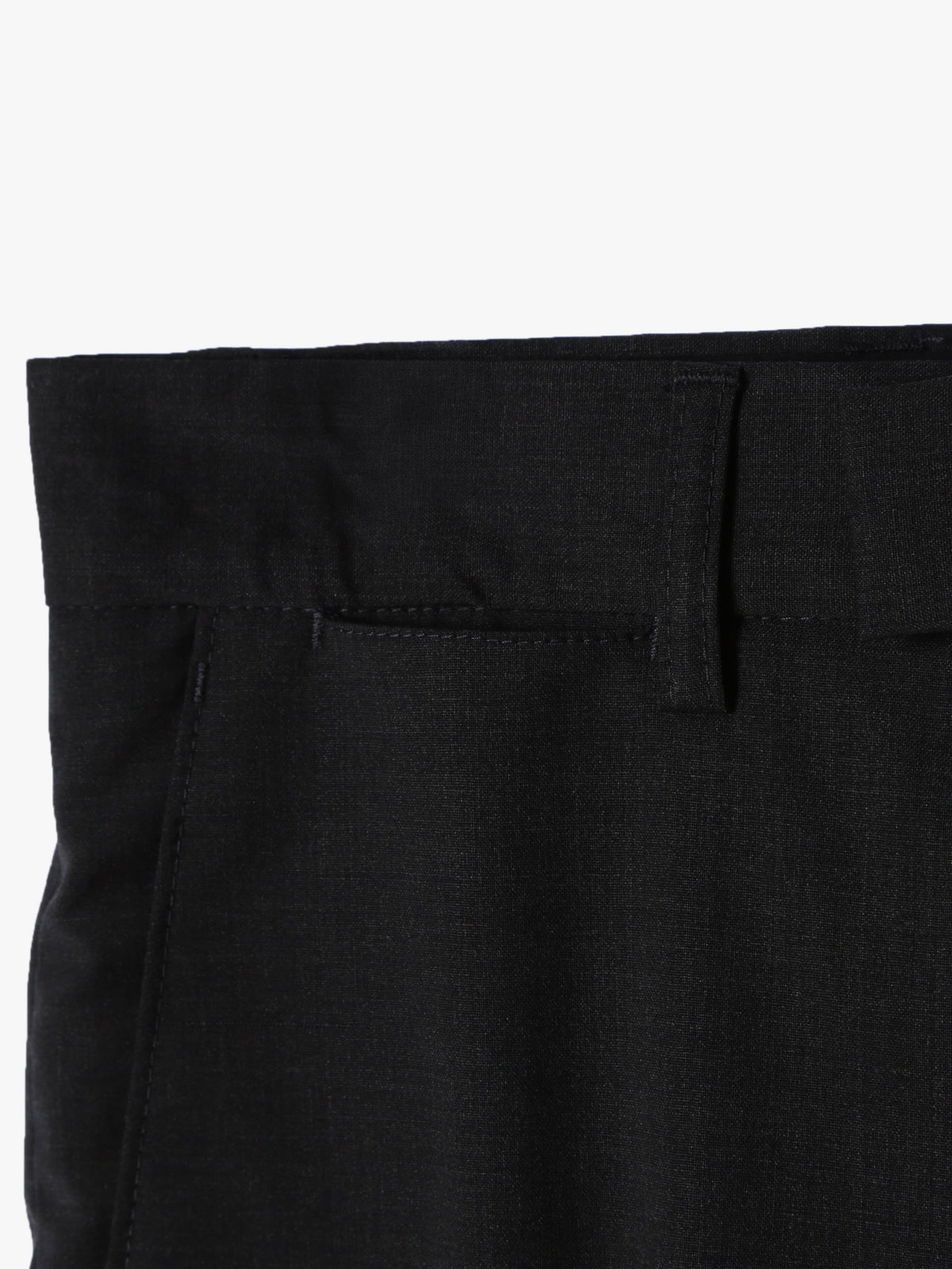 HOMME メンズ ウール スリムパンツ ”Lucky” グレー×ブラック