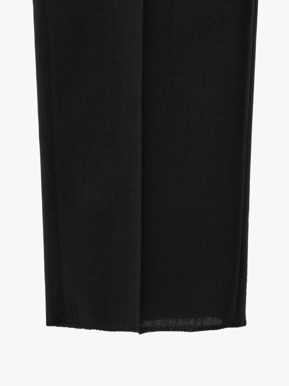 HOMME メンズ ウール スリムパンツ ”Lucky” グレー×ブラック