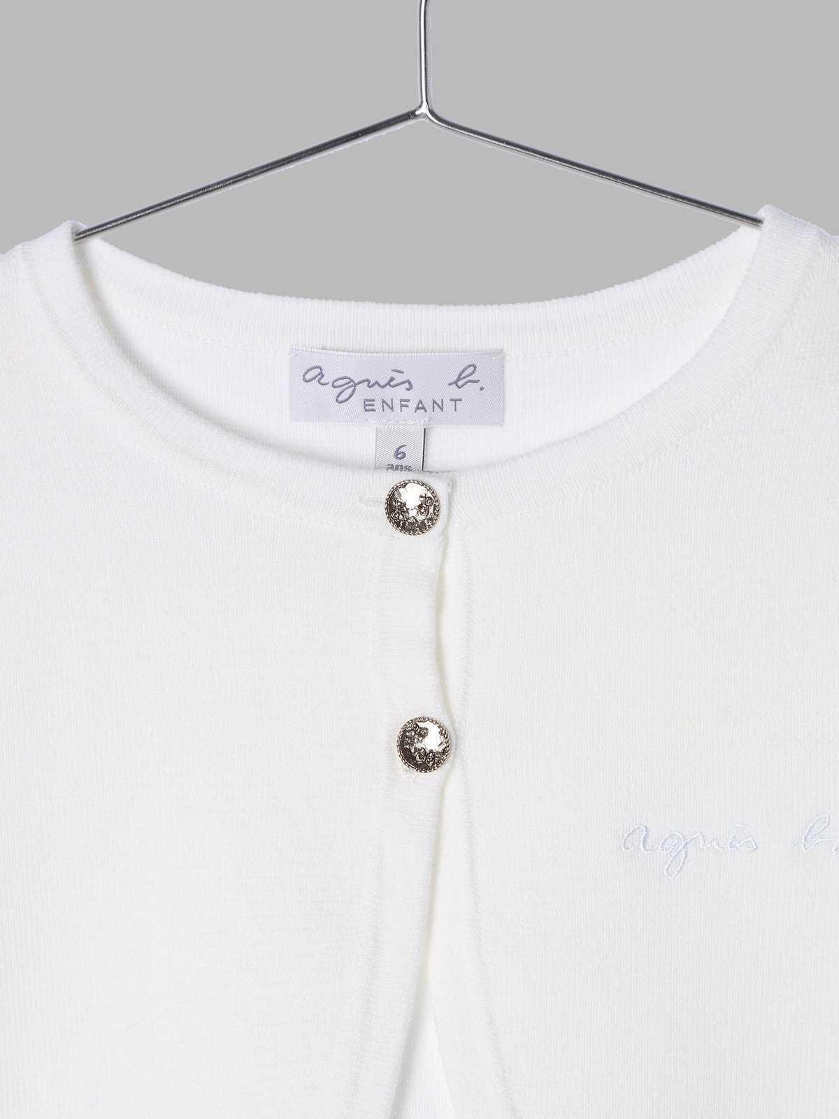 ENFANT ガールズ キッズ 長袖 ボレロ アイボリー