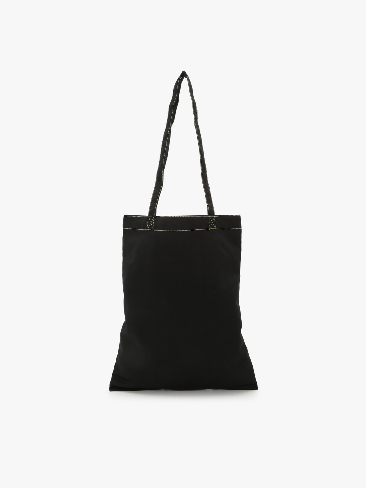 To b. by agnès b. 【Outlet】ロゴ刺繍 アーカイブテキスタイル トートバッグ&シュシュ セット ブラック