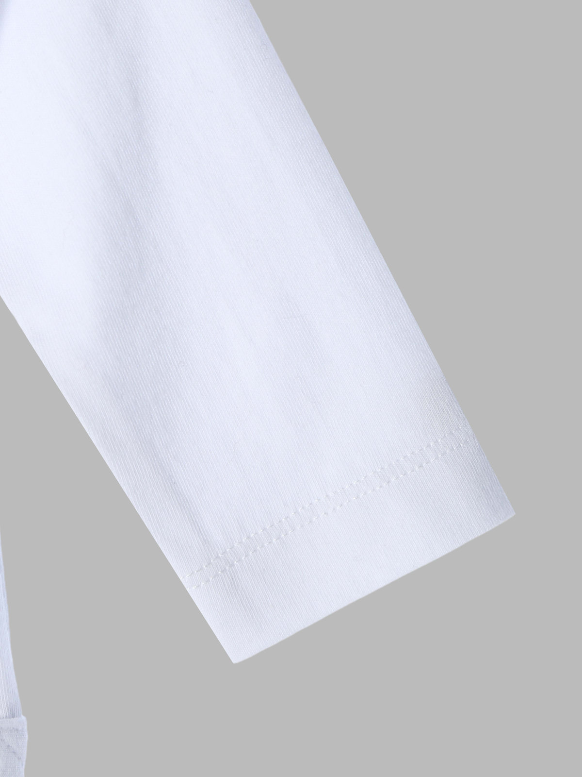 ENFANT ベビー ベビー コットン 長袖 カーディガンプレッション ホワイト