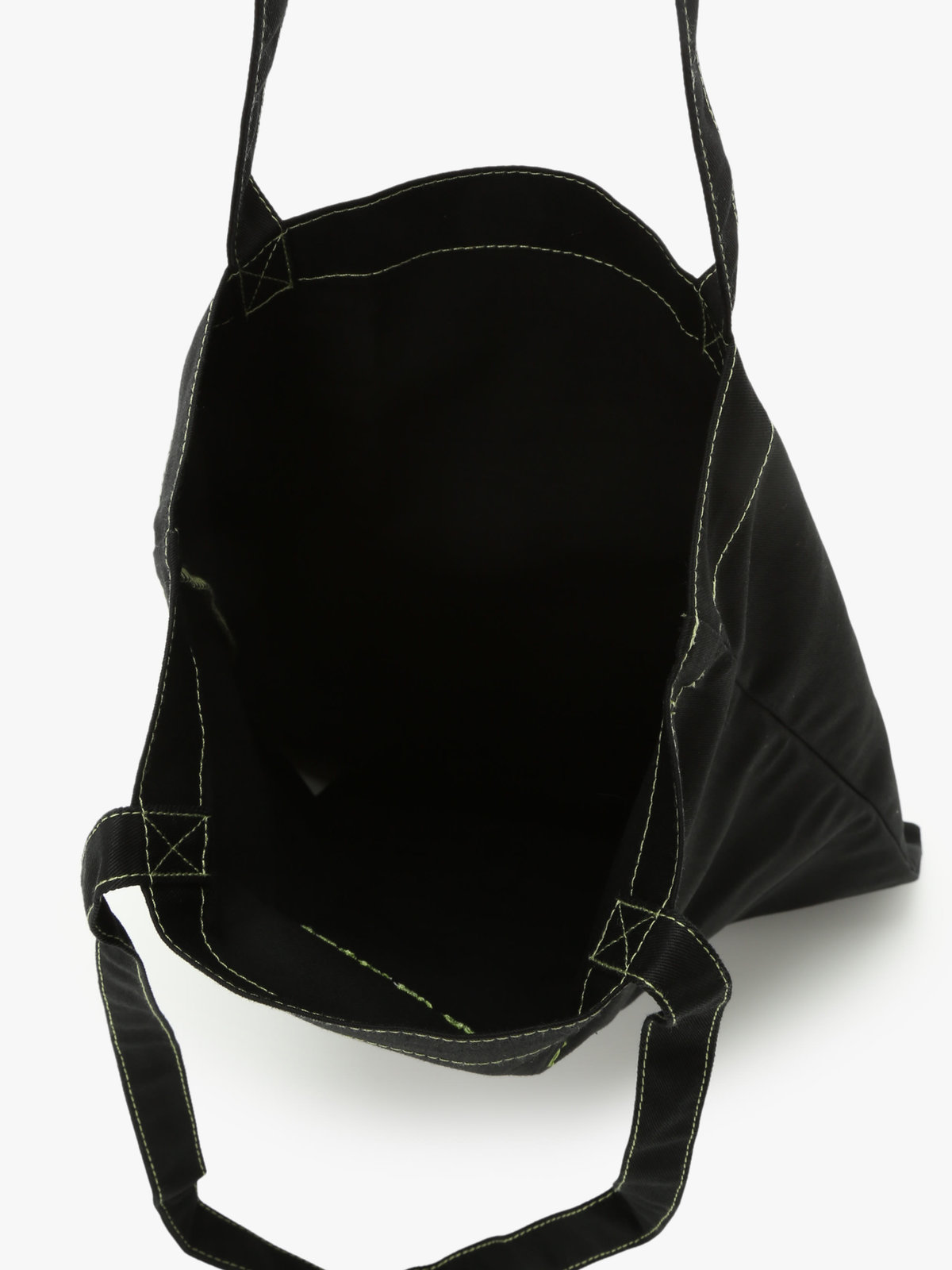 To b. by agnès b. 【Outlet】ロゴ刺繍 アーカイブテキスタイル トートバッグ&シュシュ セット ブラック