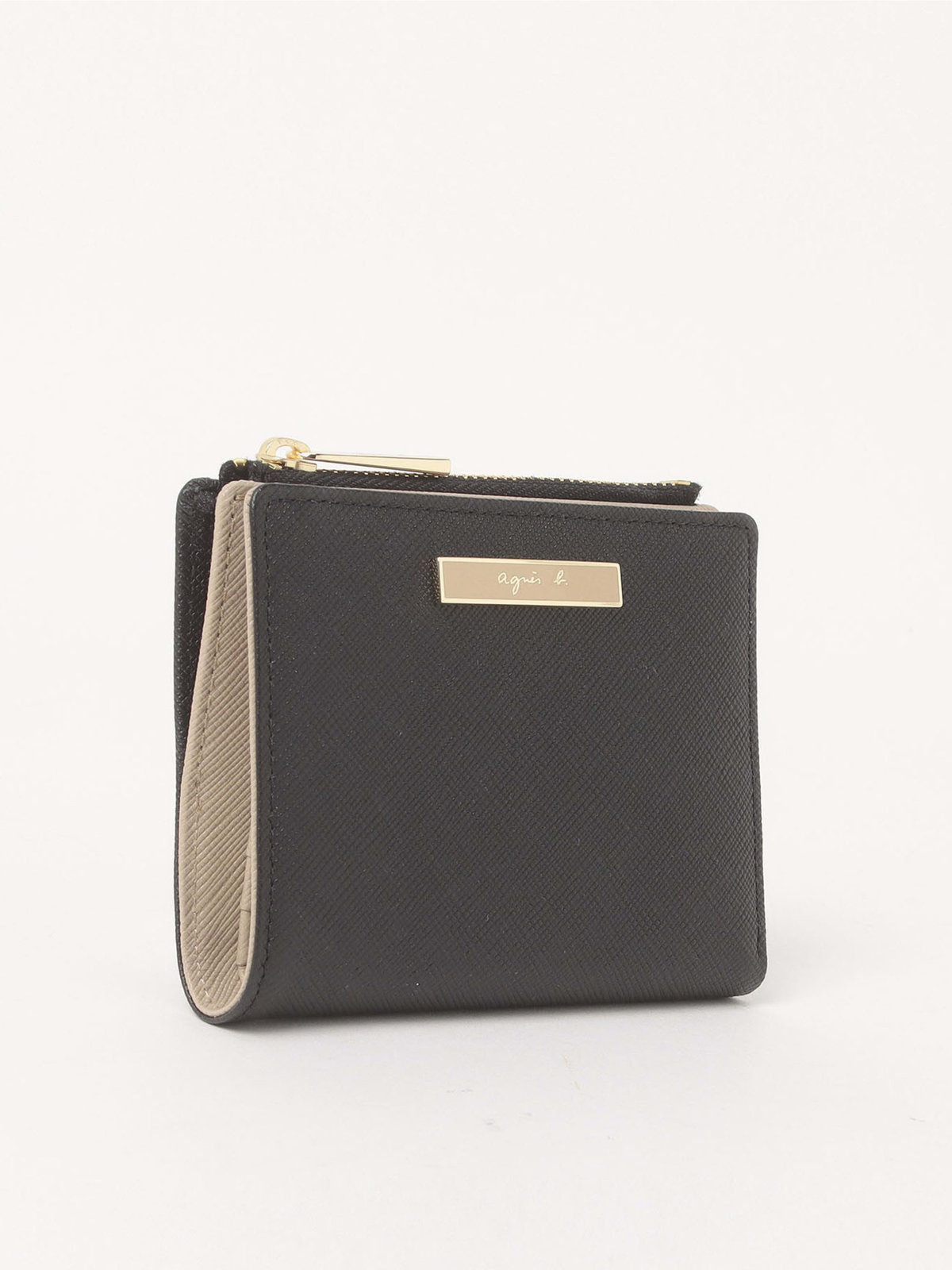 VOYAGE ウィメンズ バッグ＆ウォレット  レザー二つ折りウォレット"Erika"  QAW05-14 ブラック