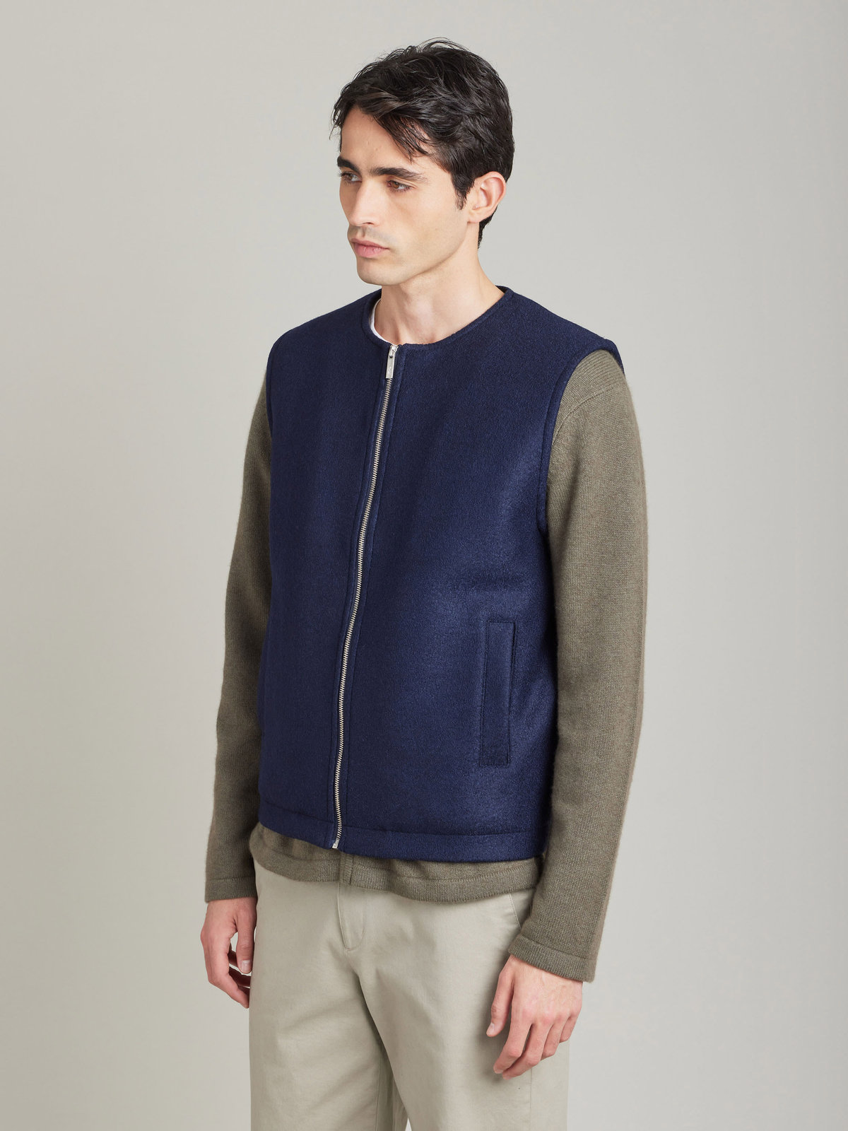 HOMME メンズ 【Outlet】JIG5 GILET ジレ ブルー系その他