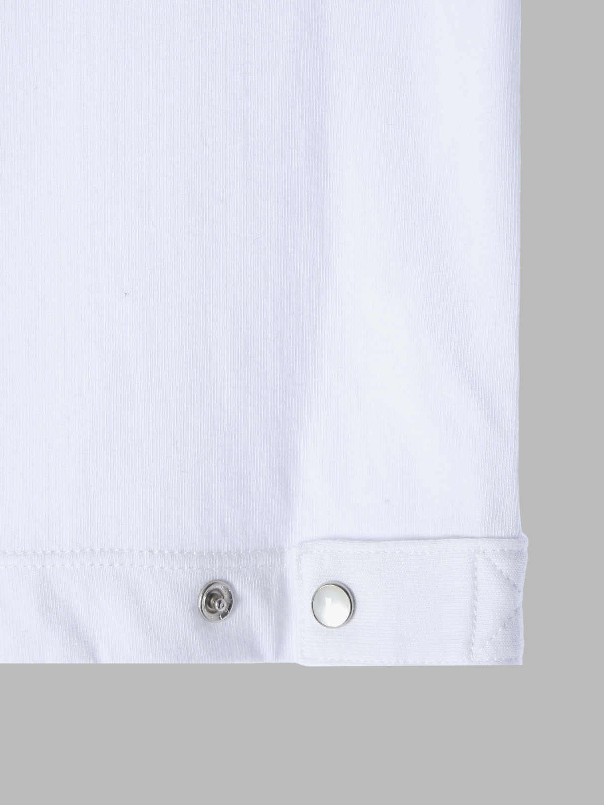 ENFANT ベビー ベビー コットン 長袖 カーディガンプレッション ホワイト