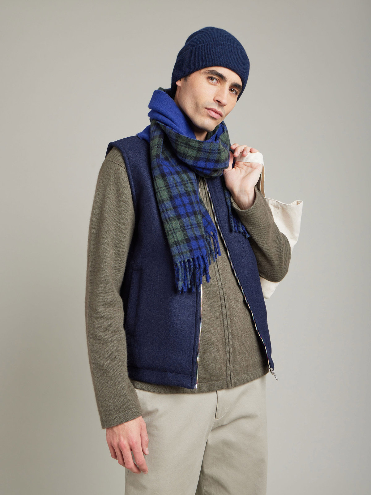 HOMME メンズ 【Outlet】JIG5 GILET ジレ ブルー系その他