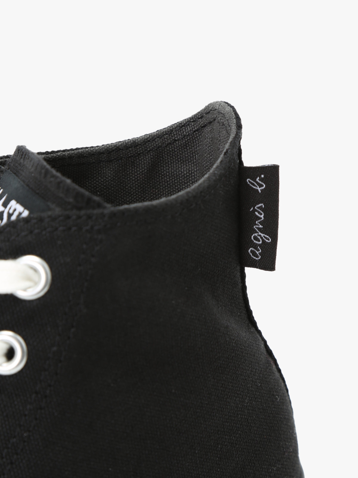 FEMME ウィメンズ agnes b. x CONVERSE コンバース CANVAS ALL STAR (R) HI / AB ブラック