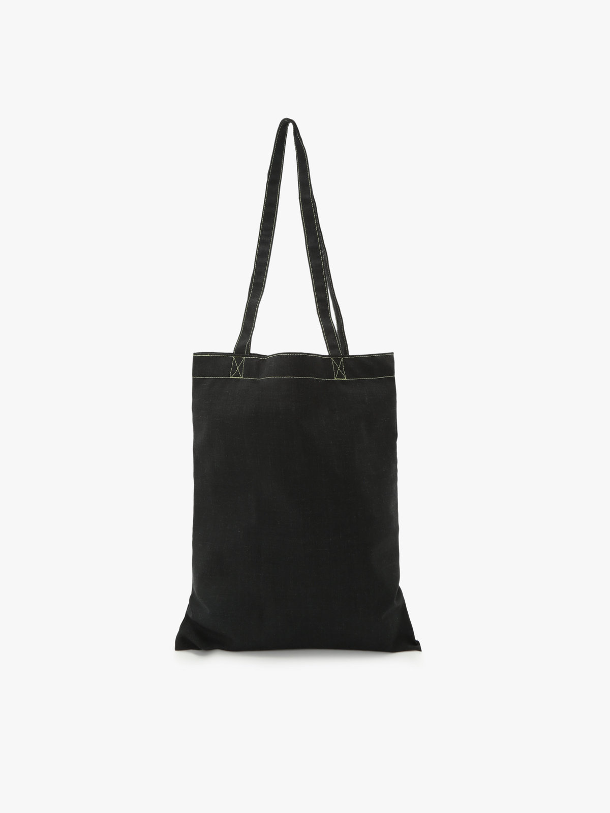 To b. by agnès b. 【Outlet】ロゴ刺繍 アーカイブテキスタイル トートバッグ&シュシュ セット ブラック