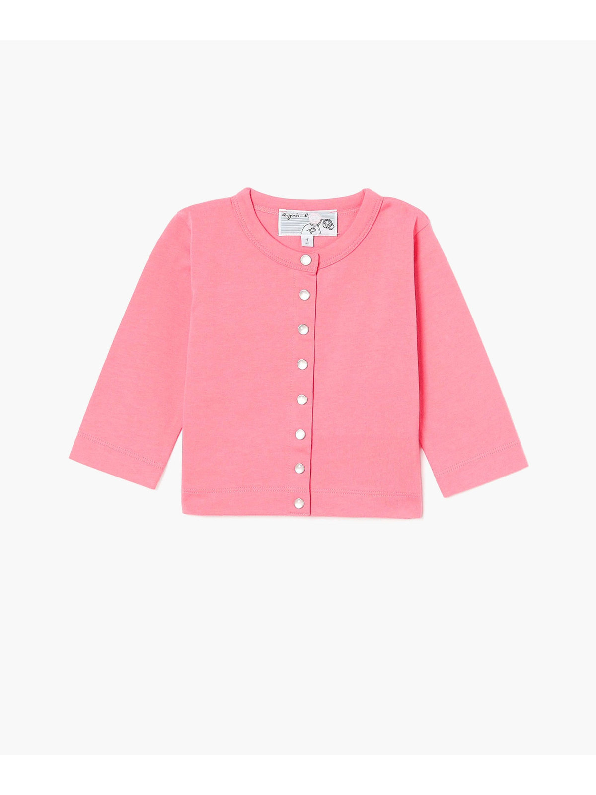 ENFANT ベビー ベビー コットン 長袖 カーディガン ピンク系その他