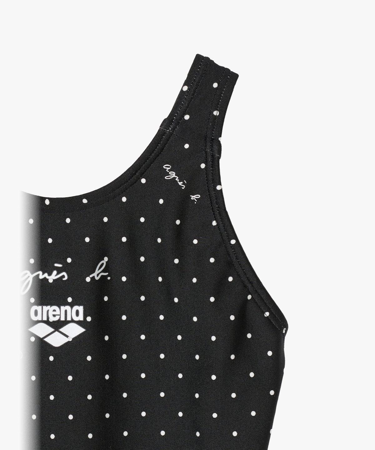ENFANT ガールズ agnes b. x arena ジュニアワンピース 水着 ブラック