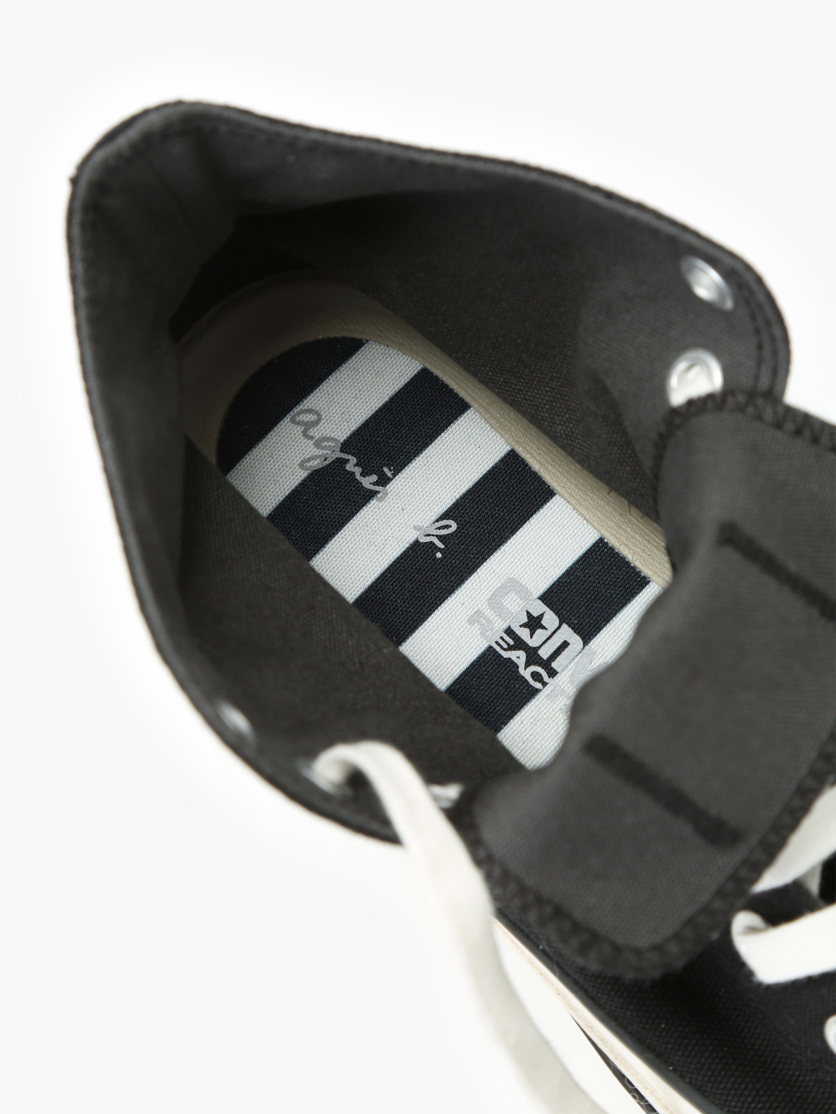 FEMME ウィメンズ agnes b. x CONVERSE コンバース CANVAS ALL STAR (R) HI / AB ブラック