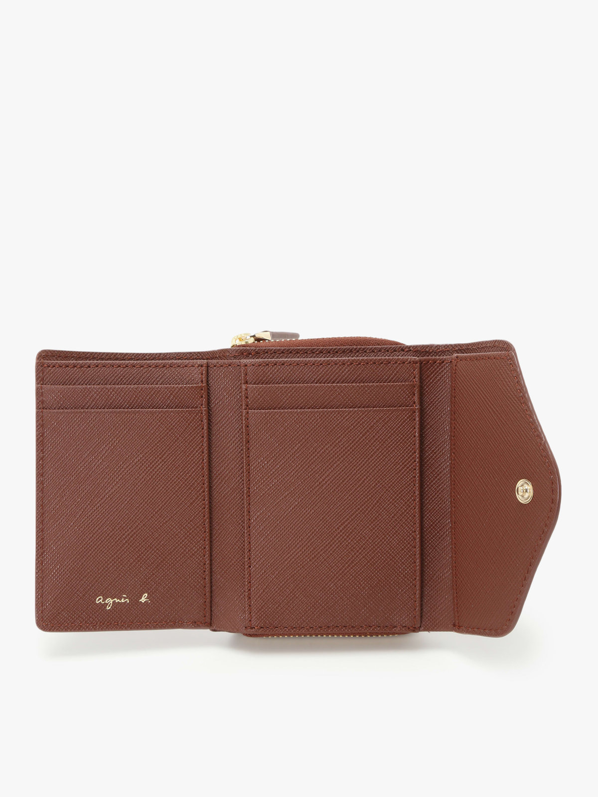 VOYAGE ウィメンズ バッグ＆ウォレット レザー 三つ折りウォレット” ava” TAW02-02 ブラウン