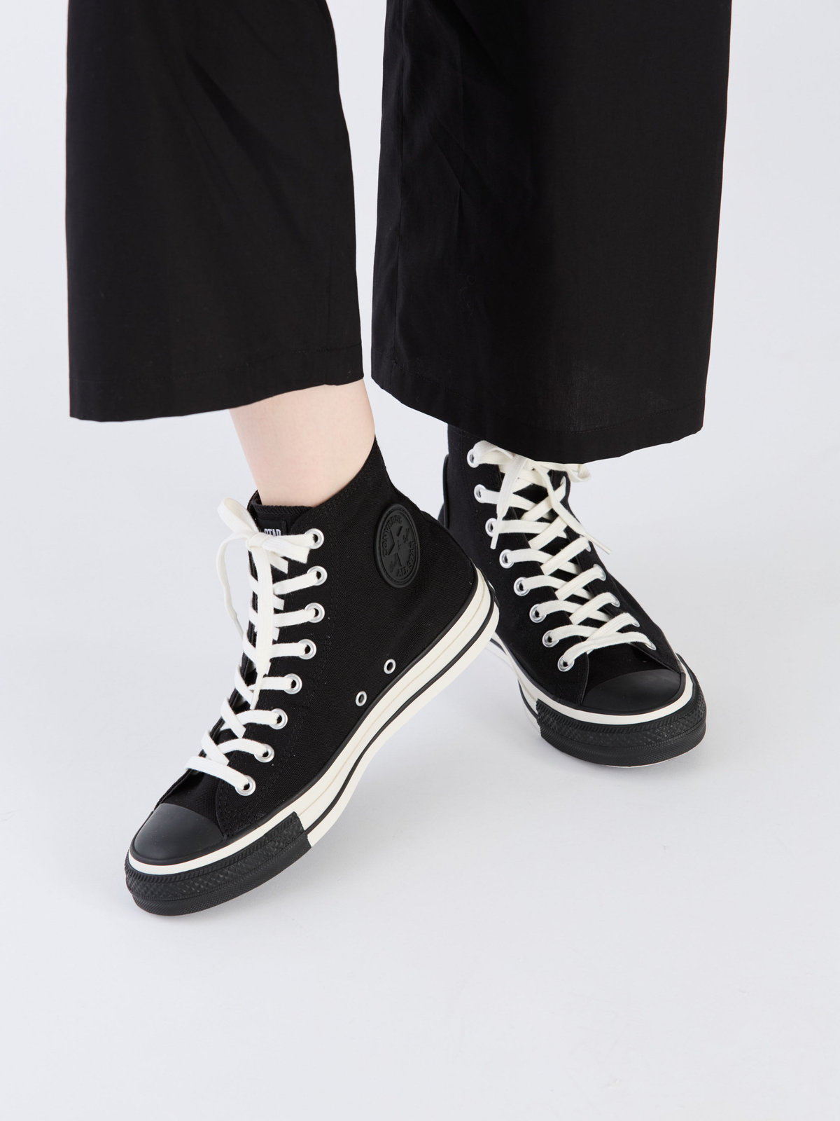 FEMME ウィメンズ agnes b. x CONVERSE コンバース CANVAS ALL STAR (R) HI / AB ブラック
