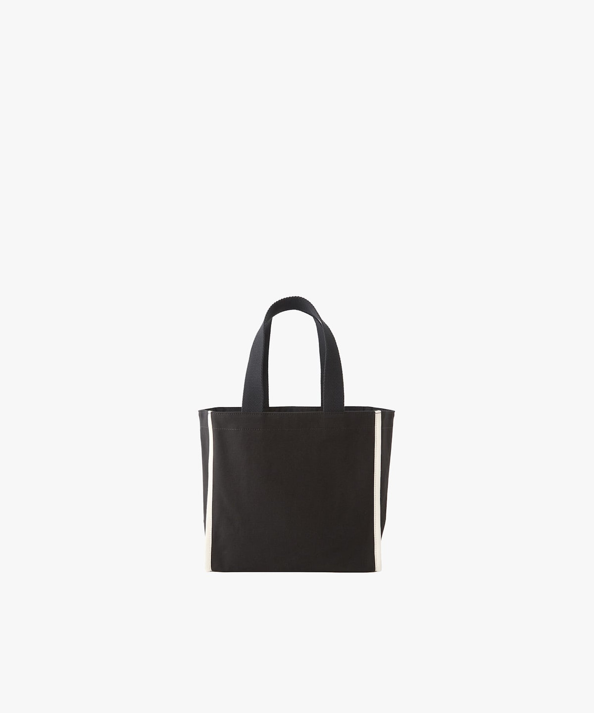 To b. by agnès b. To b. by agnes b.× green label relaxing コットン パイピング ミニトートバッグ ブラック