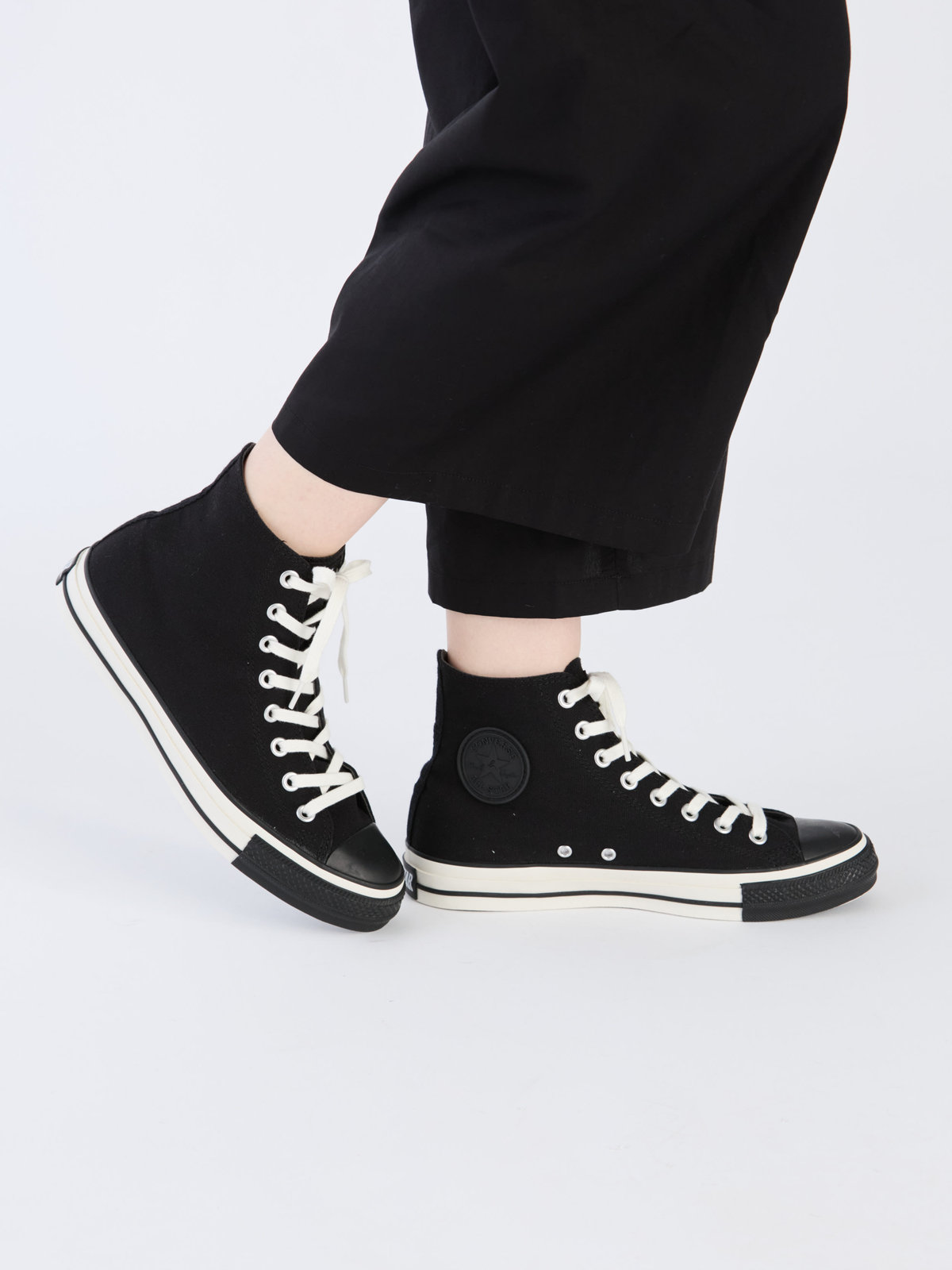 FEMME ウィメンズ agnes b. x CONVERSE コンバース CANVAS ALL STAR (R) HI / AB ブラック