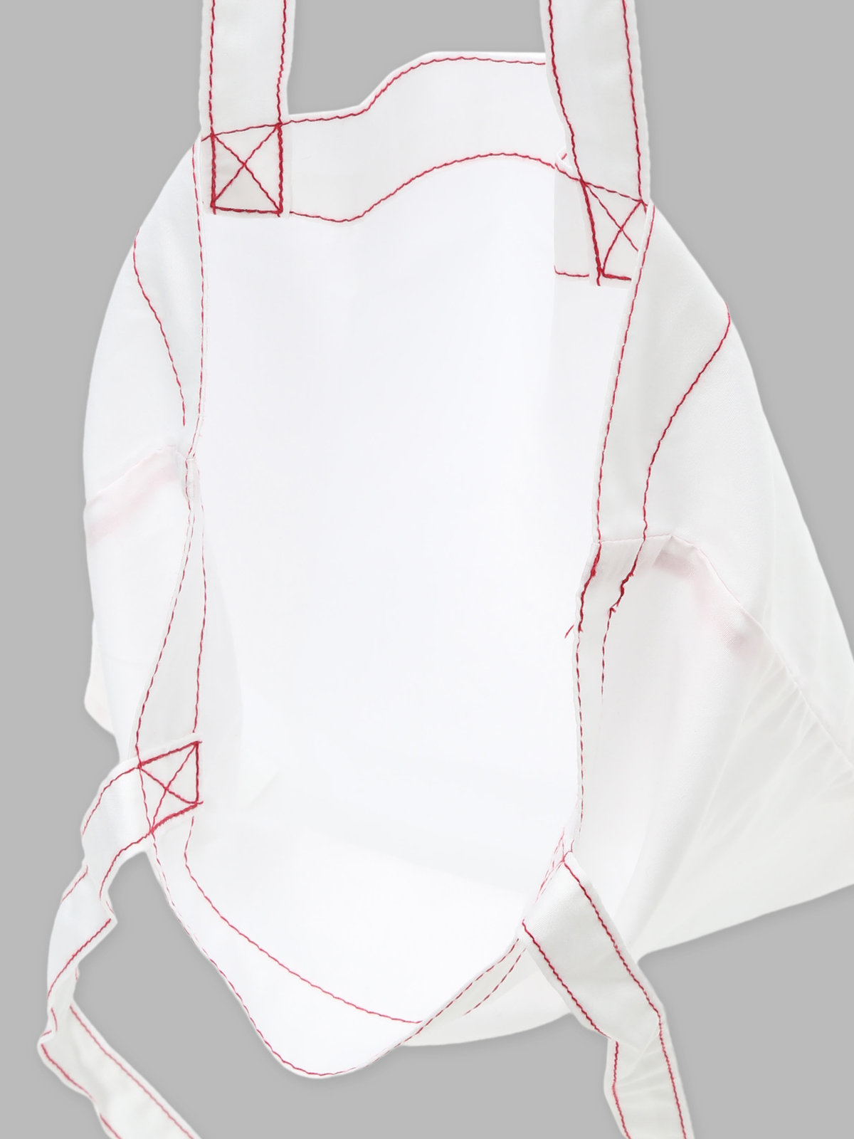 To b. by agnès b. 【Outlet】ロゴ刺繍 アーカイブテキスタイル トートバッグ&シュシュ セット ホワイト